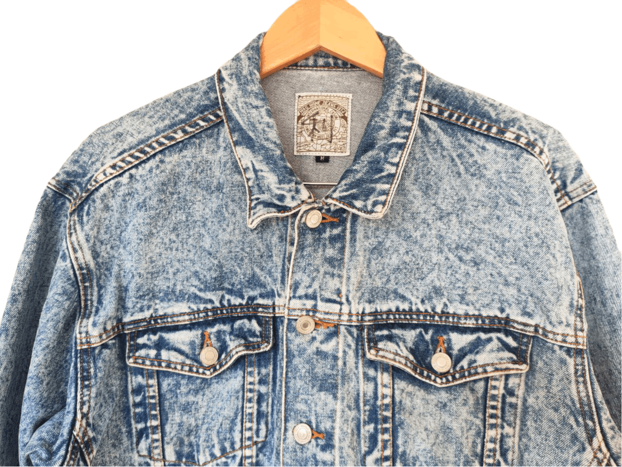 Vintage Vintage Mac Hope Acid wash Denim Jacket Size US M / EU 48-50 / 2 - 3 Thumbnail