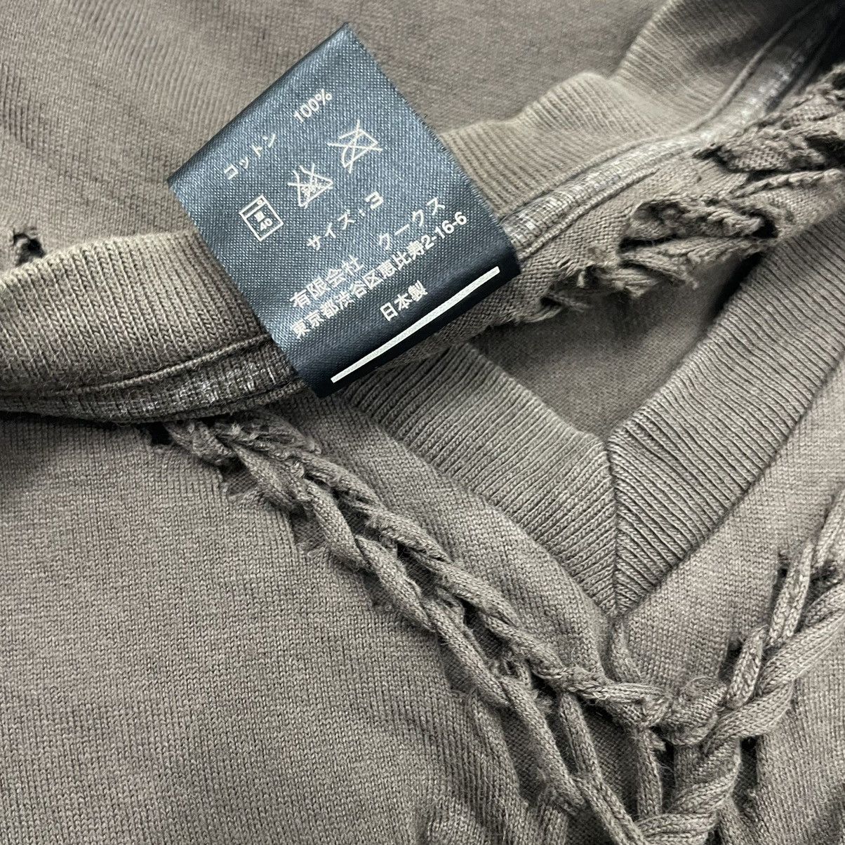 Number (N)ine × Takahiromiyashita The Soloist. 💥Numbernine S/S 2007 "About a Boy" Braided V-neck tee Size US L / EU 52-54 / 3 - 7 Thumbnail