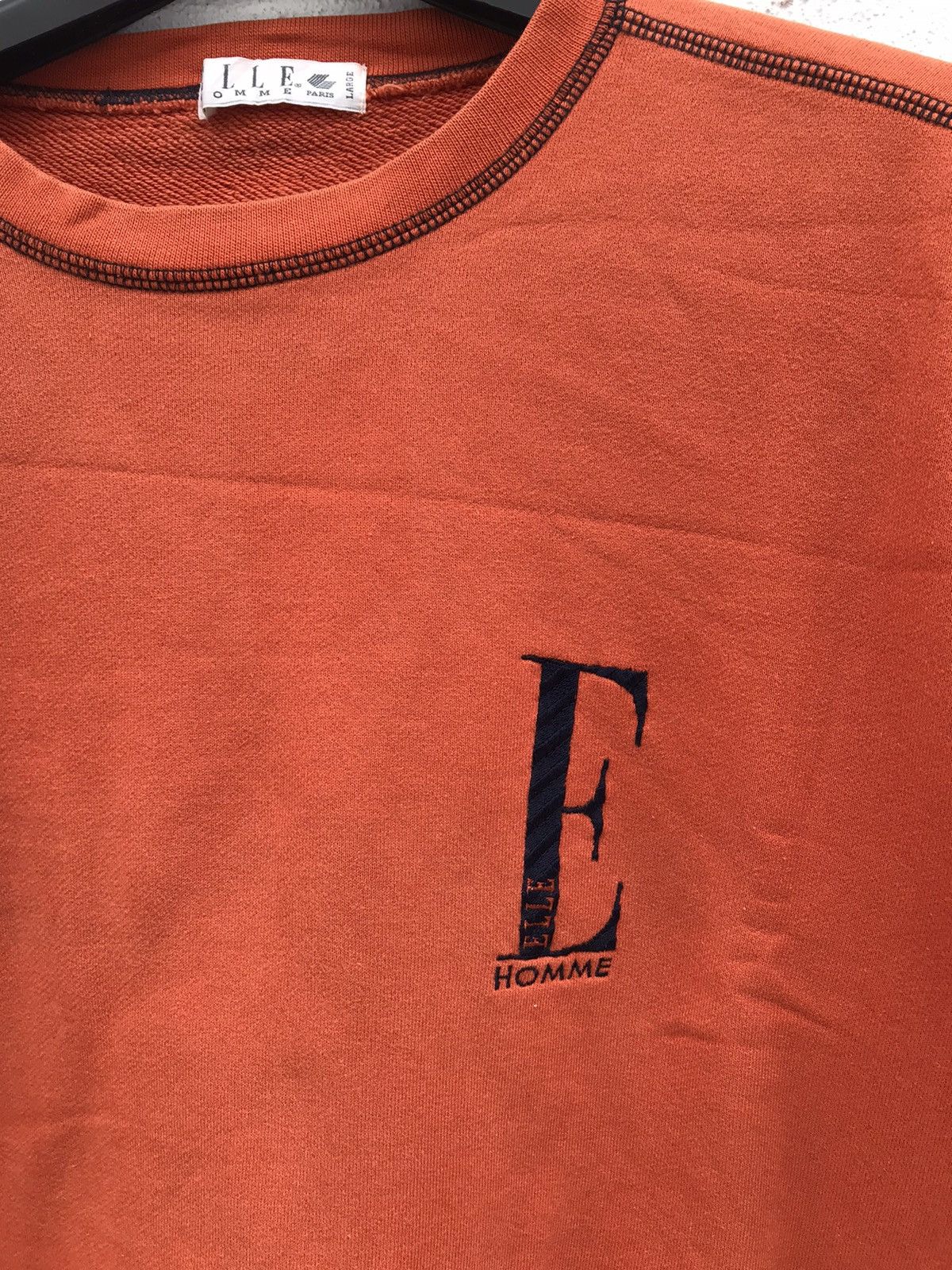 Designer × Vintage Vintage Elle Homme Sweatshirt Nice Design Size US L / EU 52-54 / 3 - 2 Thumbnail