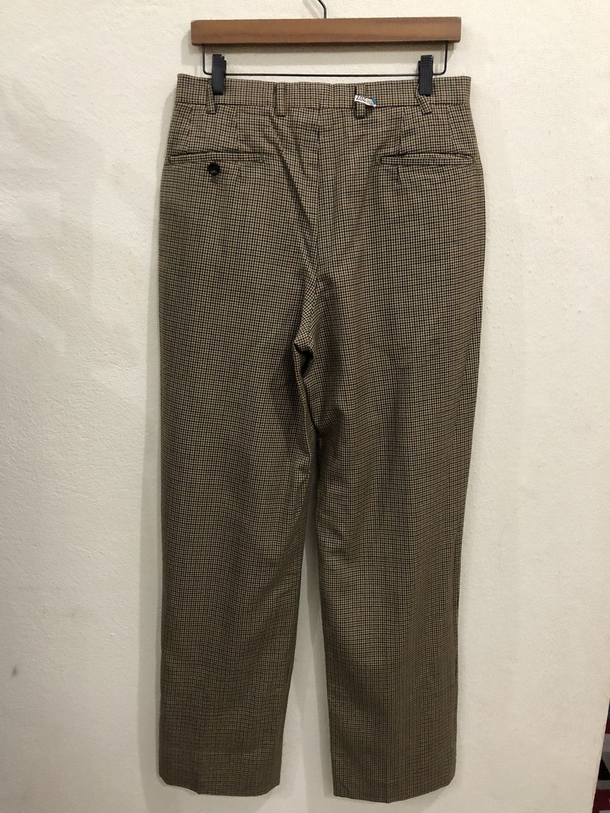 Burberry Vintage Burberry’s Plaid Tartan Baggy Wool Pant Size US 31 - 5 Thumbnail