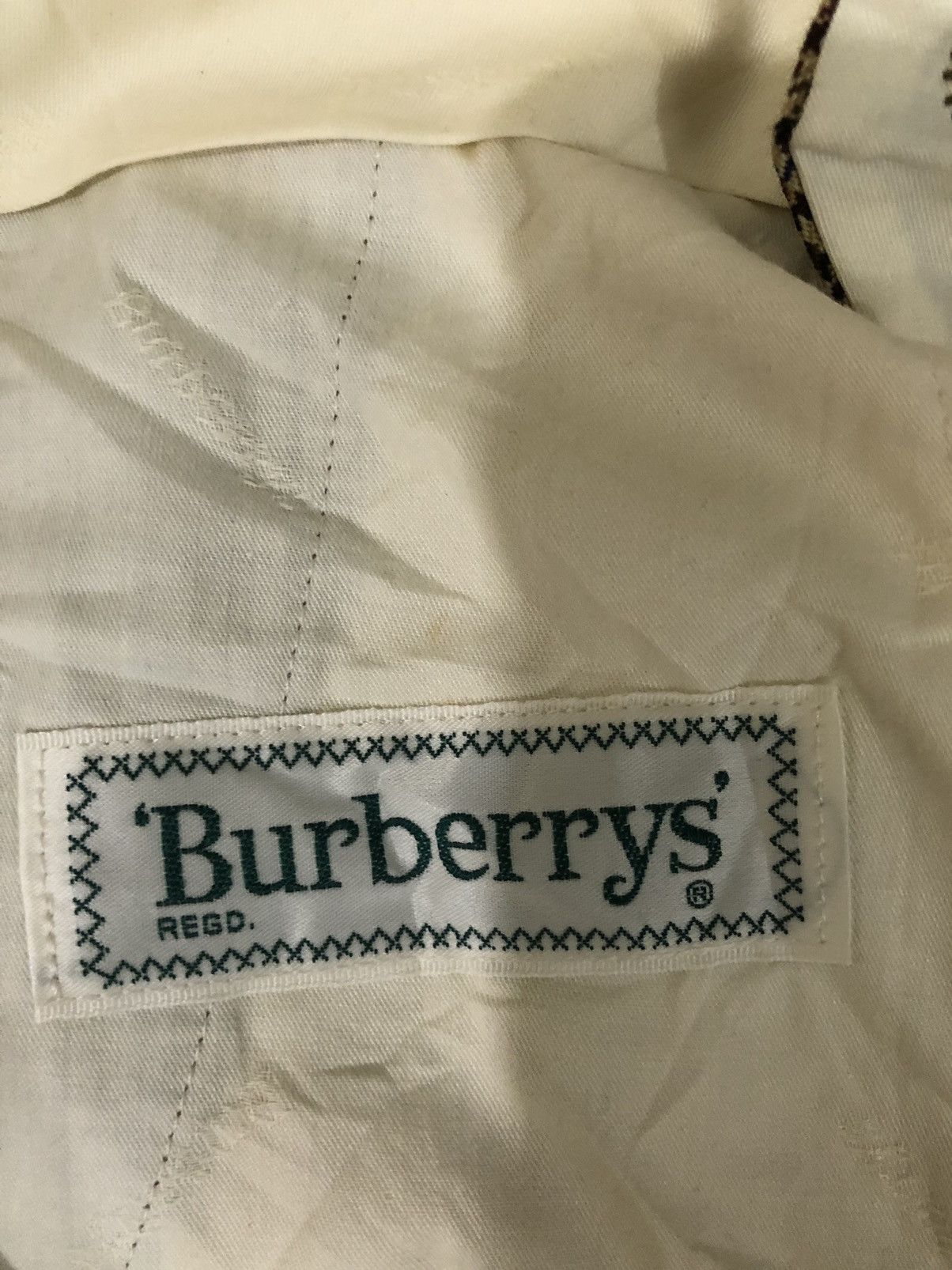 Burberry Vintage Burberry’s Plaid Tartan Baggy Wool Pant Size US 31 - 7 Thumbnail