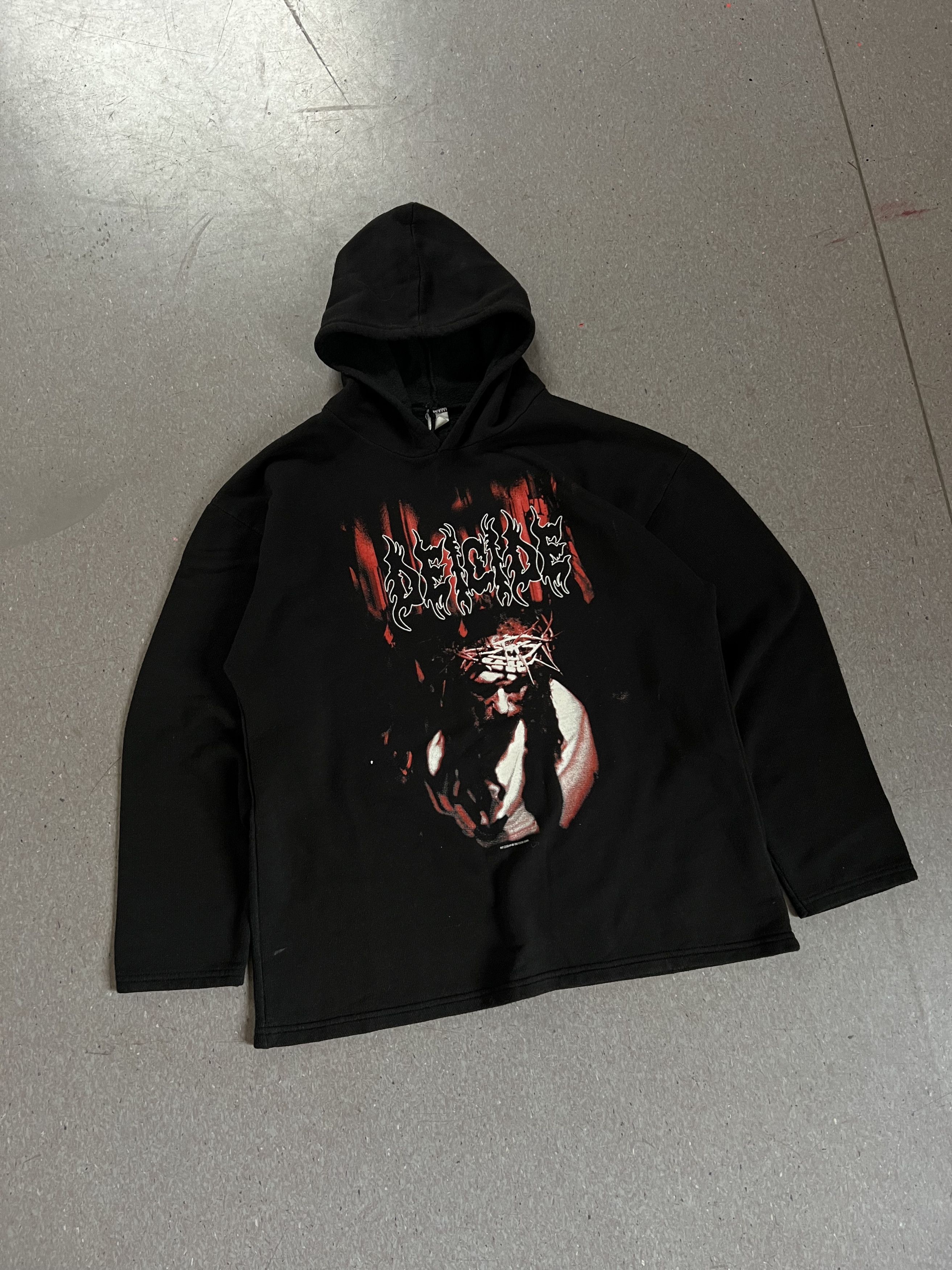 Band Tees DECIDE VINTAGE RARE JESUS SUICIDEBOYS 90s Y2K HOODIE | Grailed