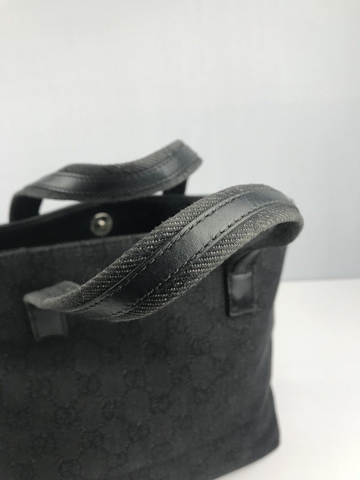Gucci × Vintage ❌Last Drop❌ Authentic Gucci Handbag GG black Size ONE SIZE - 12 Thumbnail