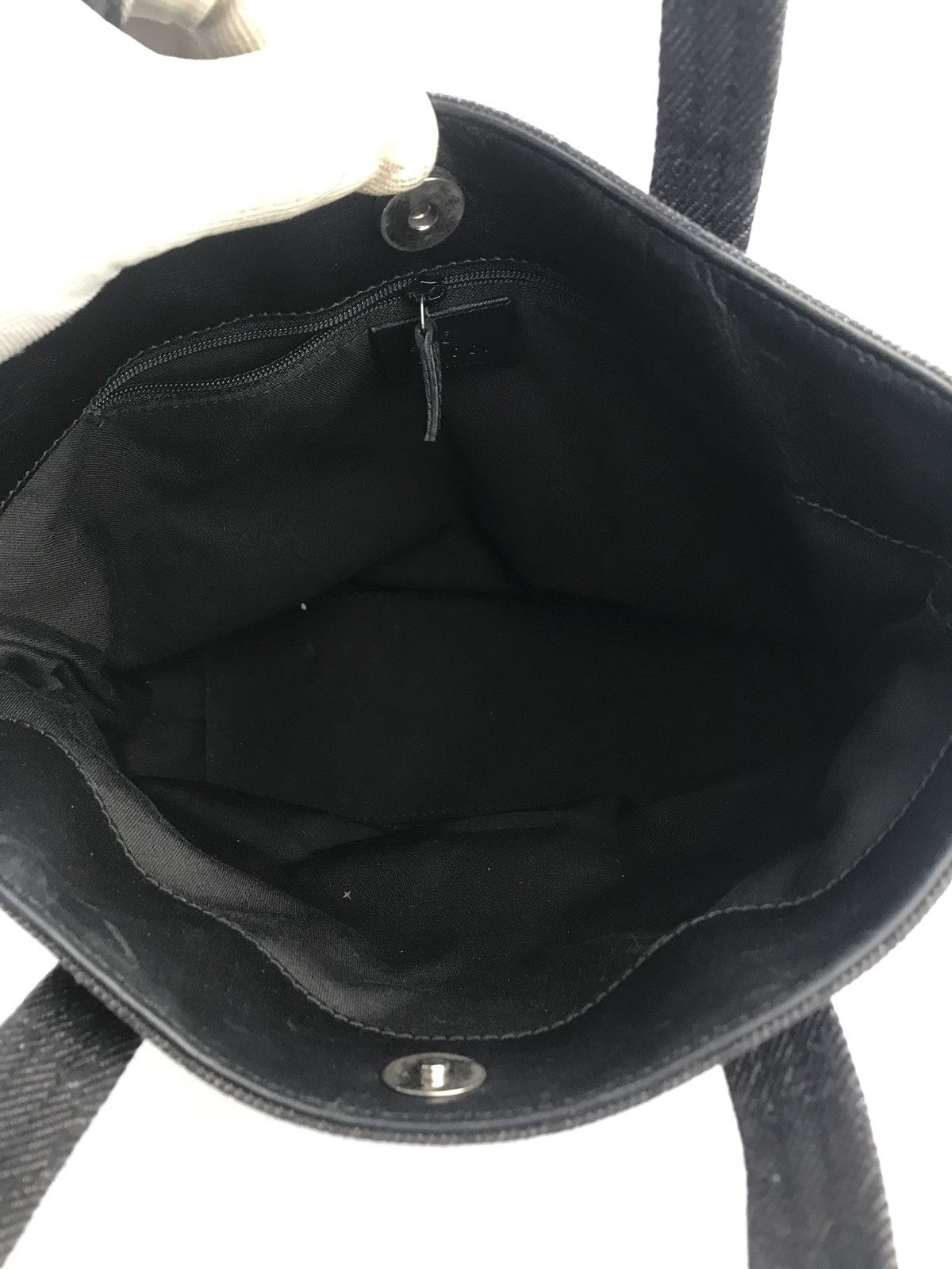 Gucci × Vintage ❌Last Drop❌ Authentic Gucci Handbag GG black Size ONE SIZE - 21 Thumbnail