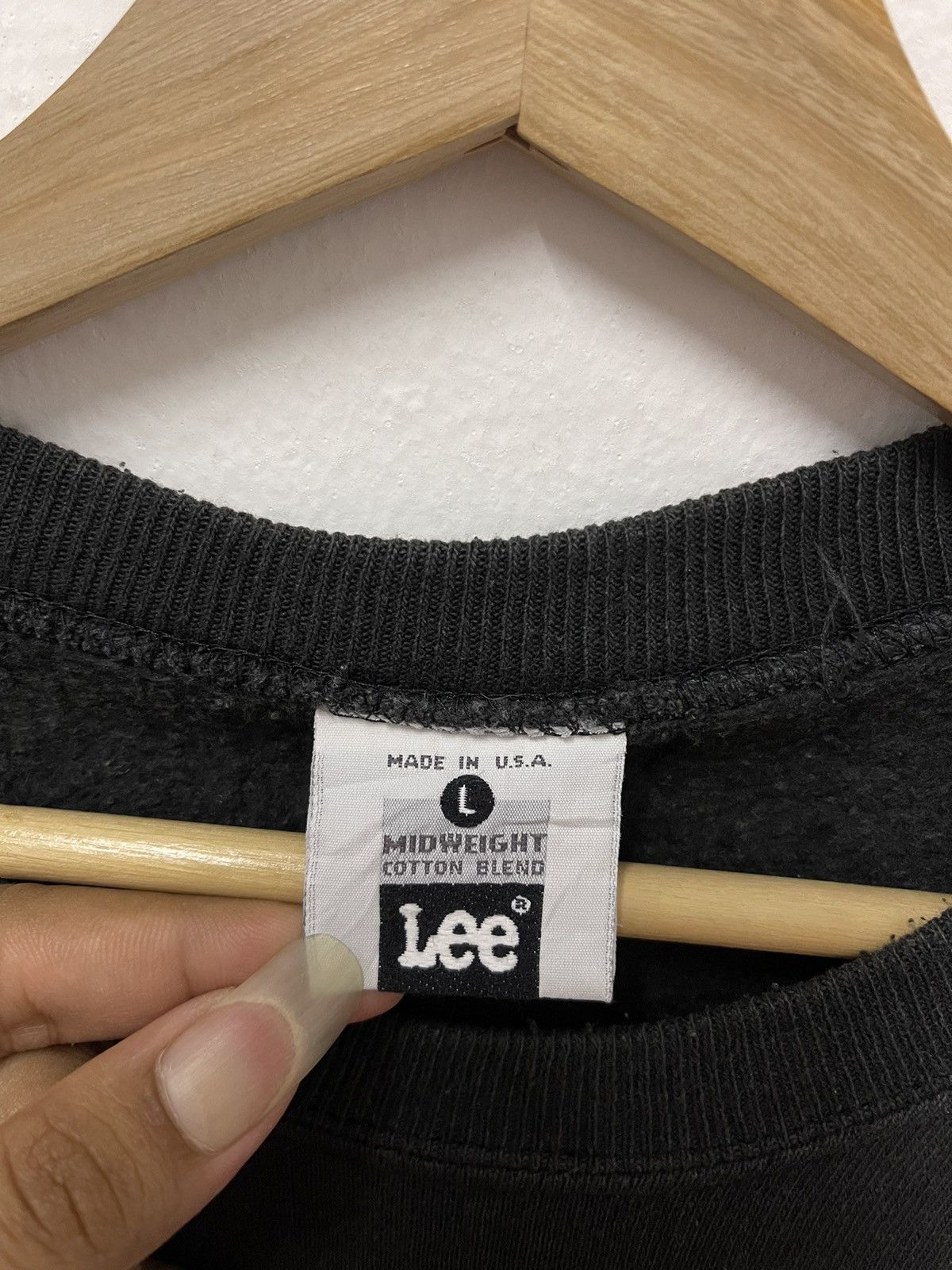 Lee × Vintage Vintage Lee Spell Out Big Logo Made In Usa Size US M / EU 48-50 / 2 - 5 Thumbnail