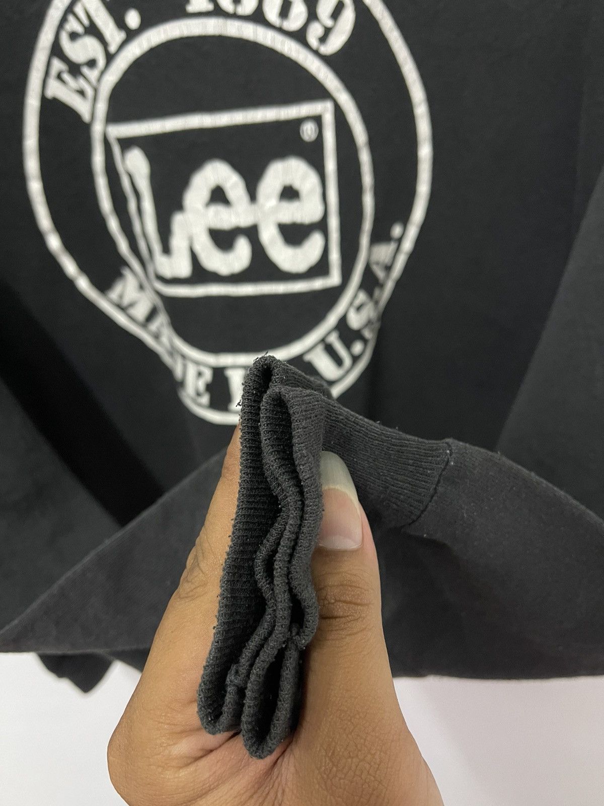Lee × Vintage Vintage Lee Spell Out Big Logo Made In Usa Size US M / EU 48-50 / 2 - 3 Thumbnail