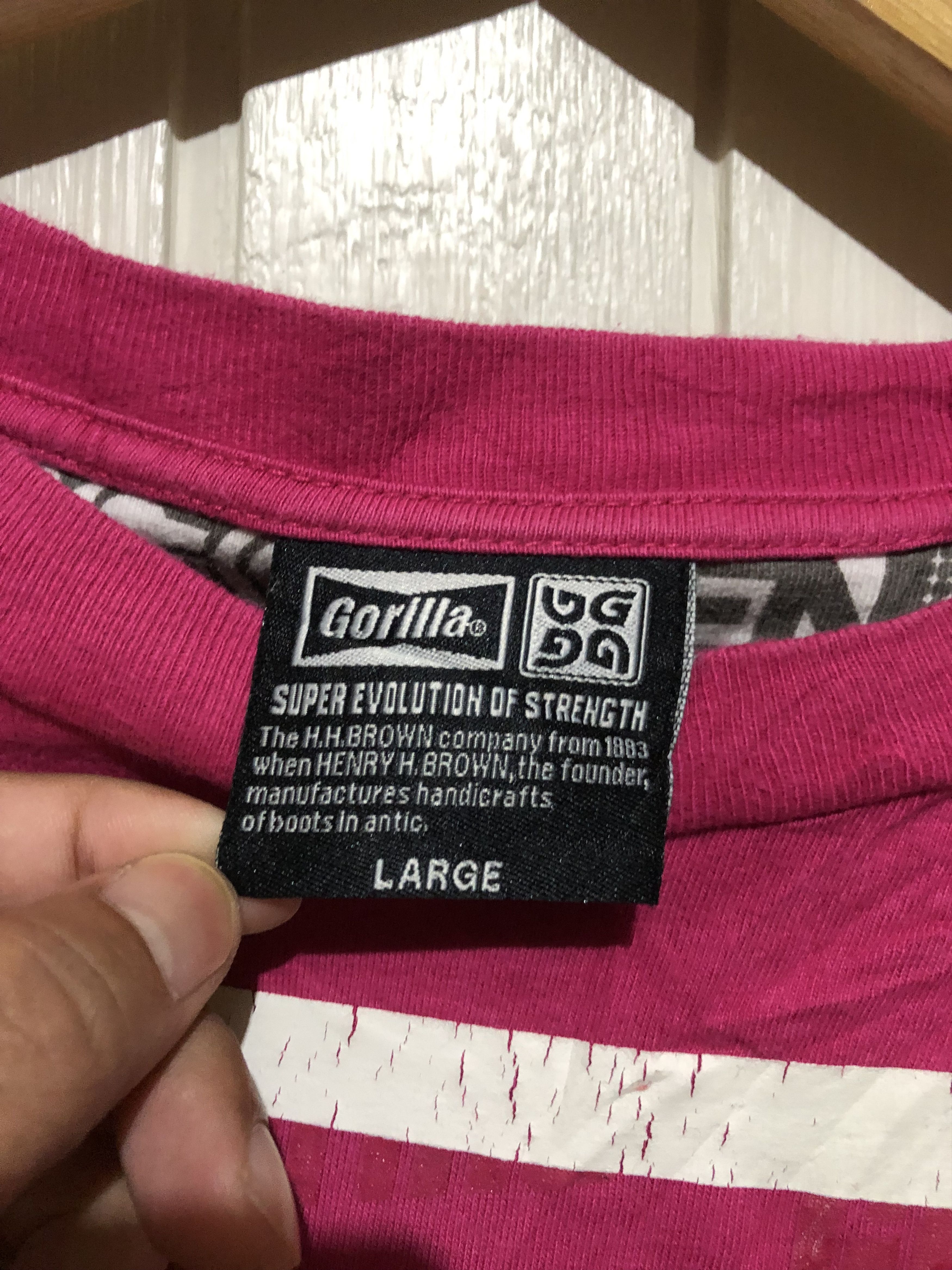 Other Gorilla Super Evolution Of Strength Tshirt Size US L / EU 52-54 / 3 - 3 Thumbnail