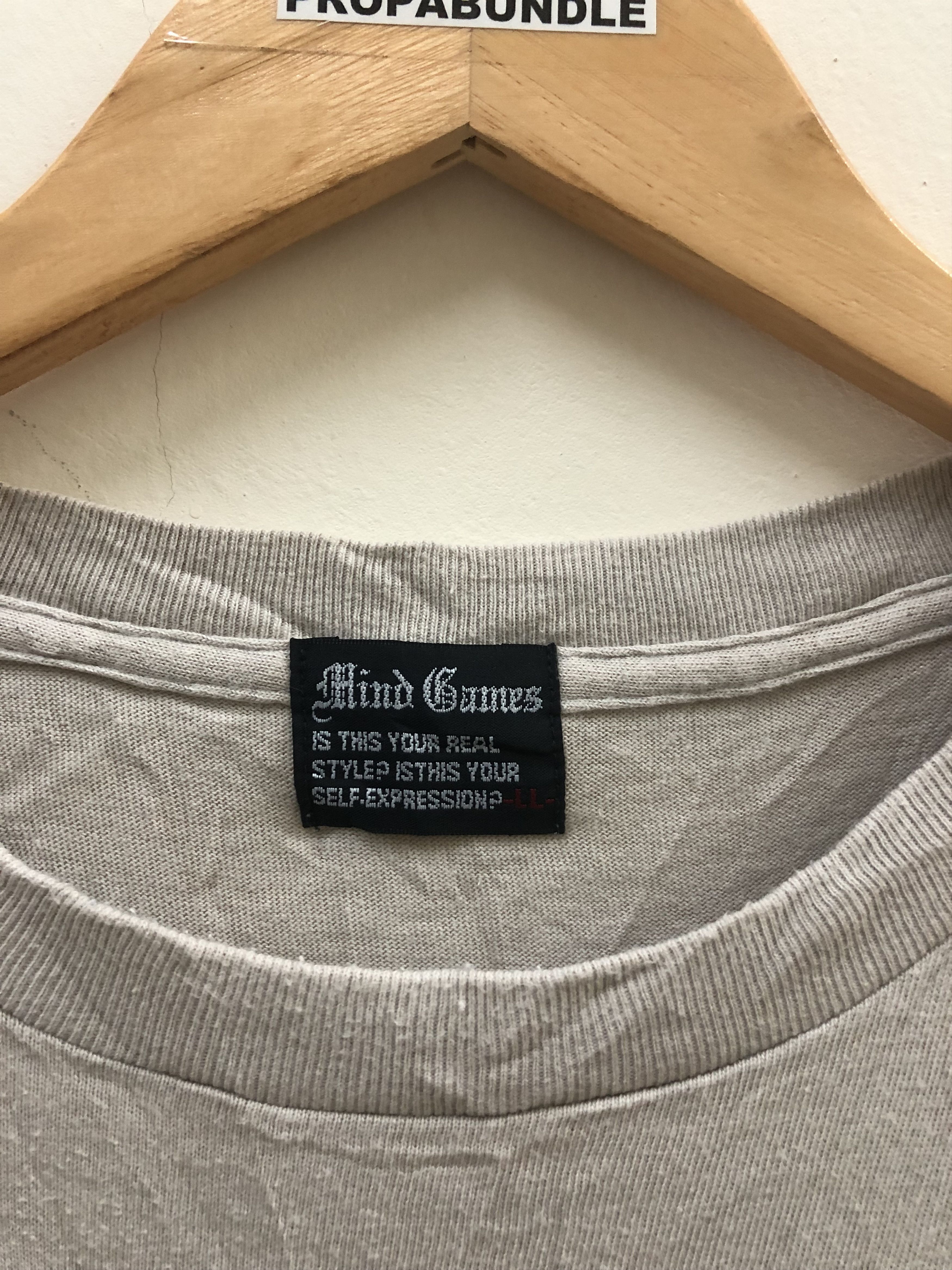 Japanese Brand Mind Games Tshirt Size US XL / EU 56 / 4 - 3 Thumbnail