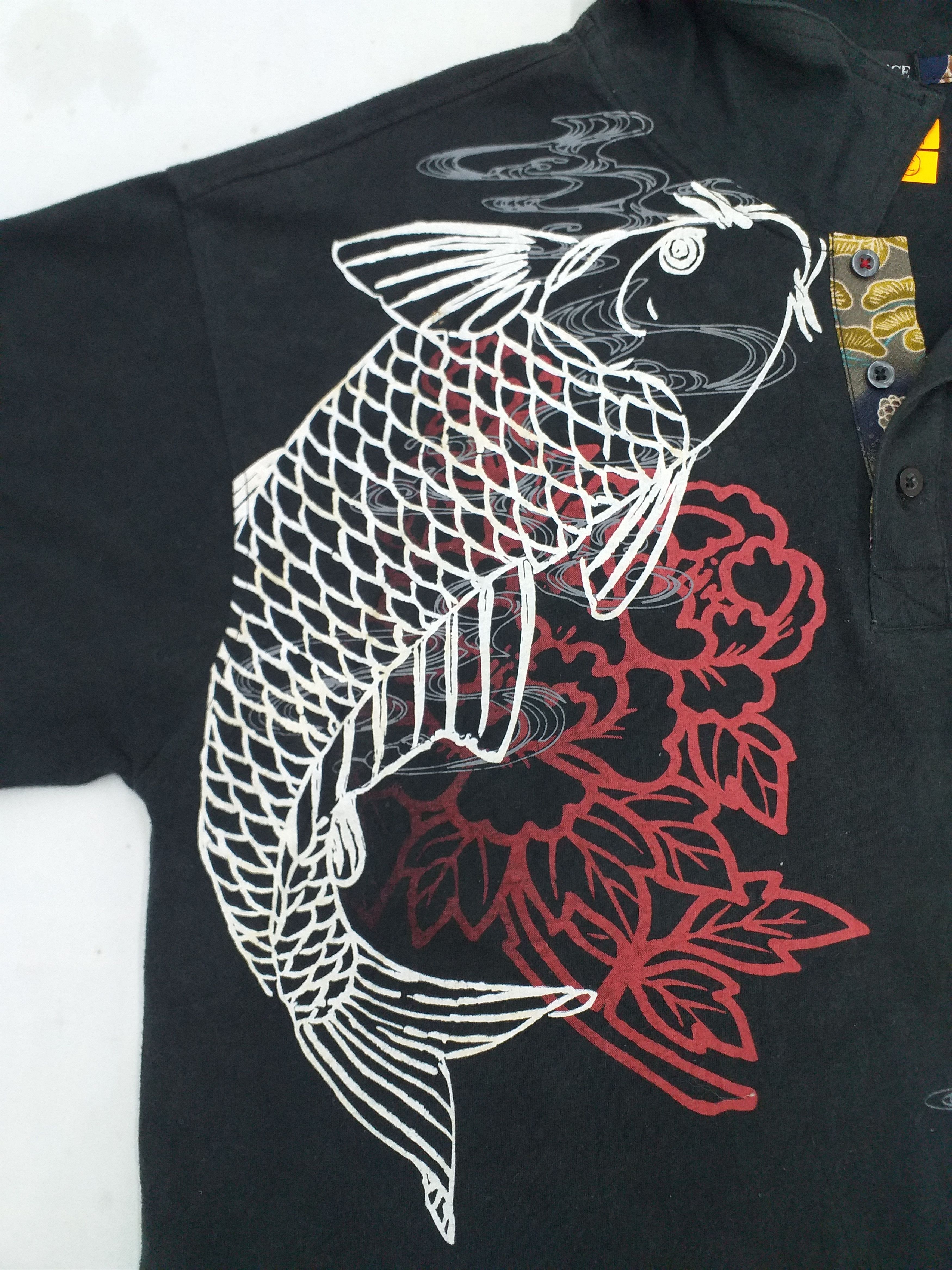 Japanese Brand × Kamakura Sukajan Koi Fish Tee Shirt Size XLarge -C109 Size US XL / EU 56 / 4 - 4 Thumbnail