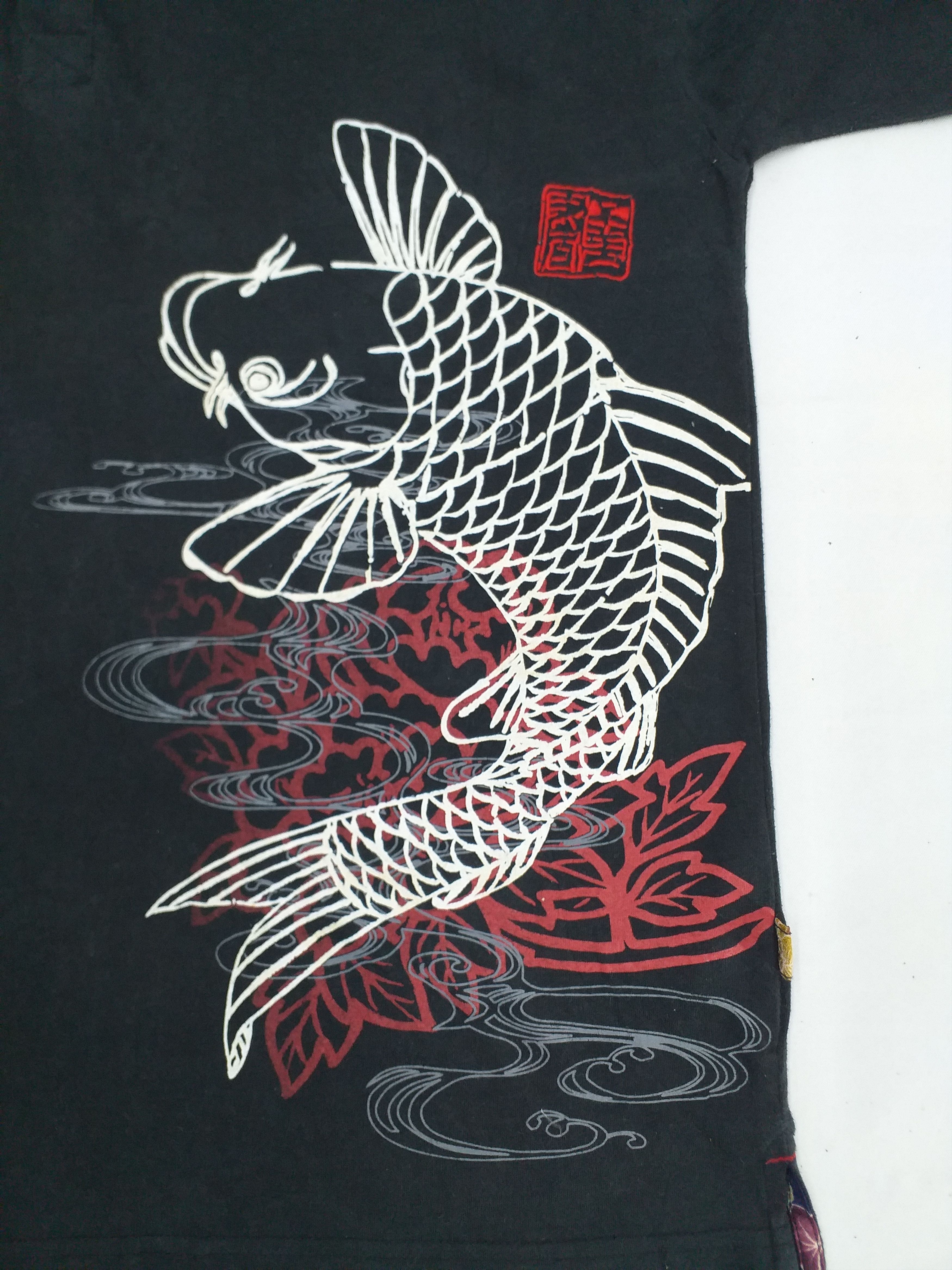 Japanese Brand × Kamakura Sukajan Koi Fish Tee Shirt Size XLarge -C109 Size US XL / EU 56 / 4 - 3 Thumbnail