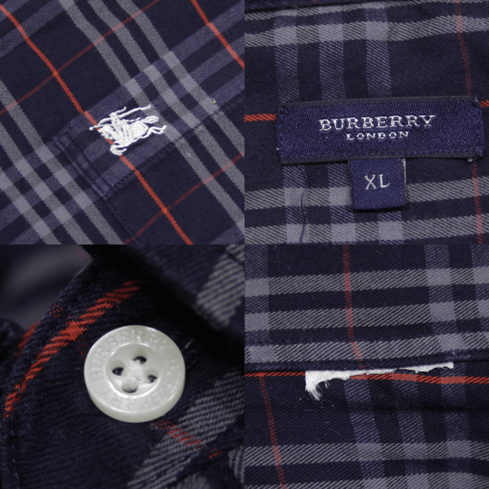 Burberry Nova Check Logo Shirt Size US XL / EU 56 / 4 - 11 Thumbnail