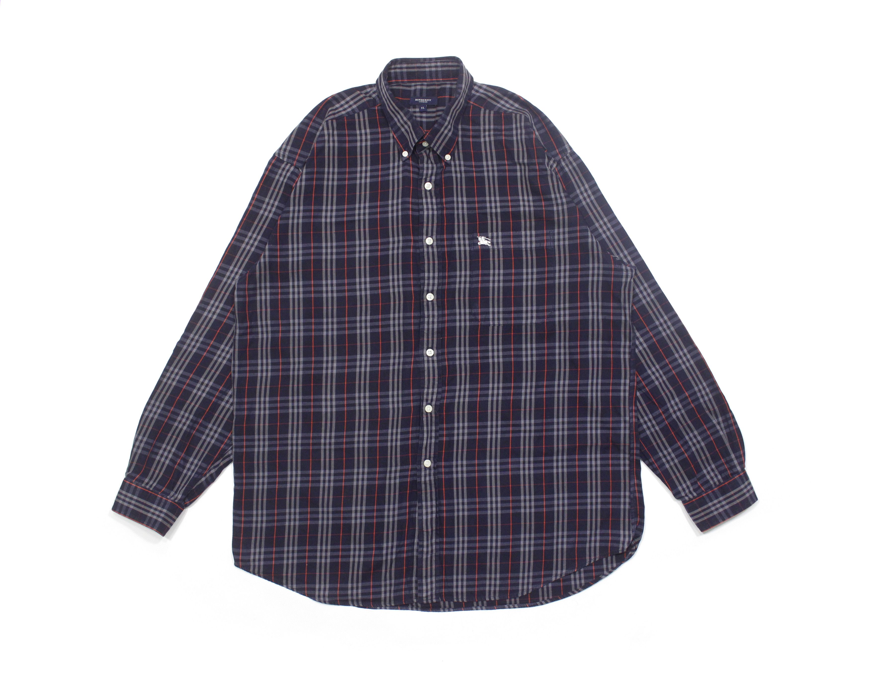 Burberry Nova Check Logo Shirt Size US XL / EU 56 / 4 - 1 Thumbnail