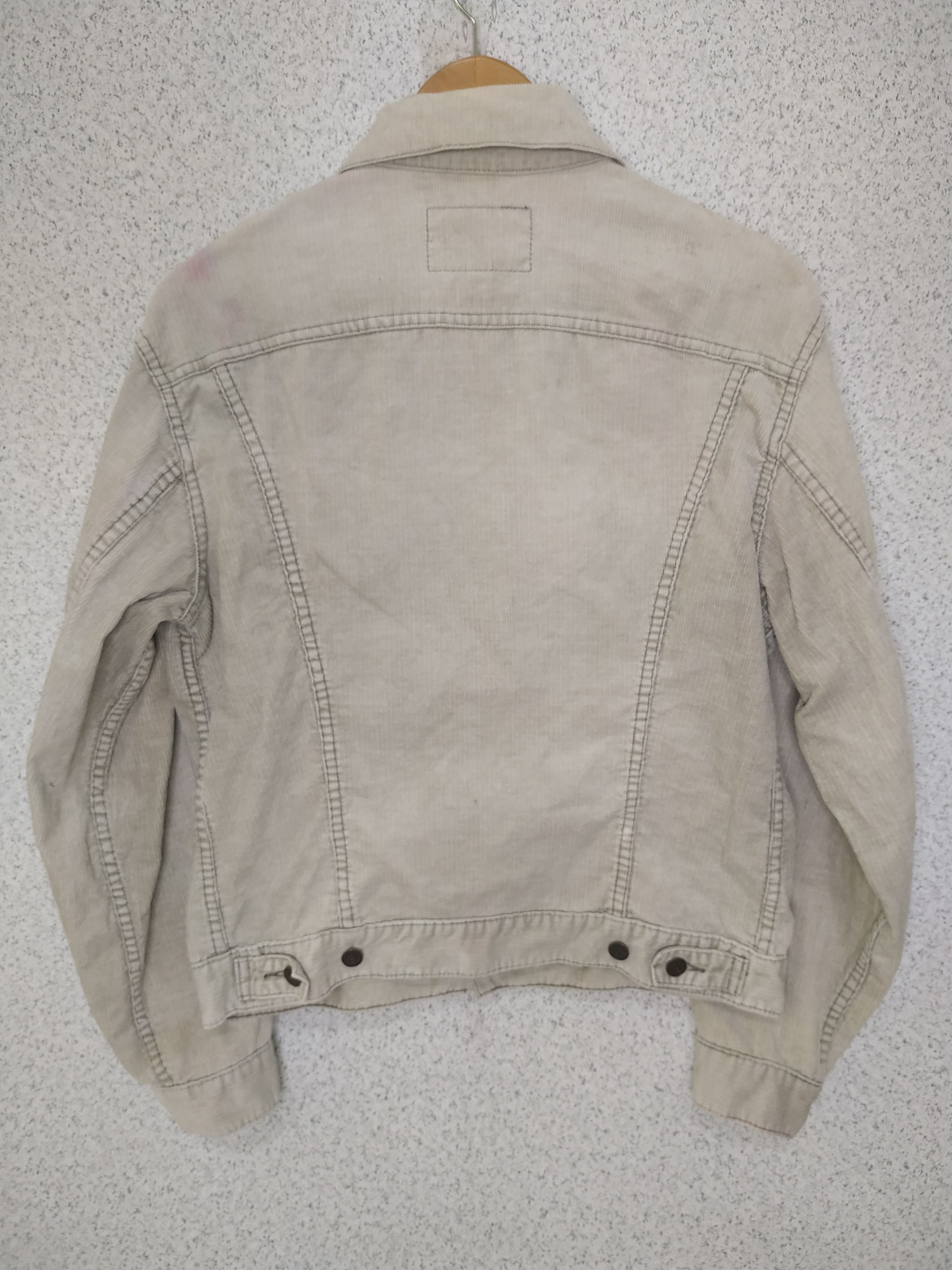 Levi's Vintage White Levi's Trucker Corduroy Jacket Size US S / EU 44-46 / 1 - 2 Thumbnail