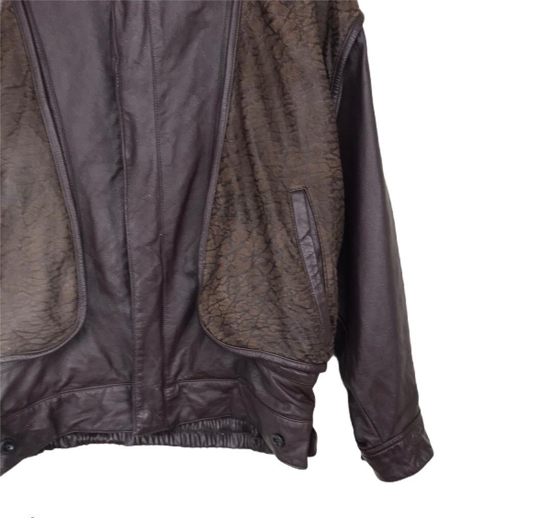 Other Vintage Leather biker jacket zipper by intermezzo Size US L / EU 52-54 / 3 - 2 Thumbnail