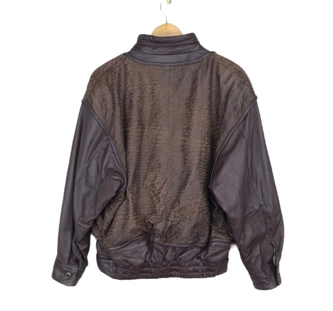 Other Vintage Leather biker jacket zipper by intermezzo Size US L / EU 52-54 / 3 - 6 Thumbnail