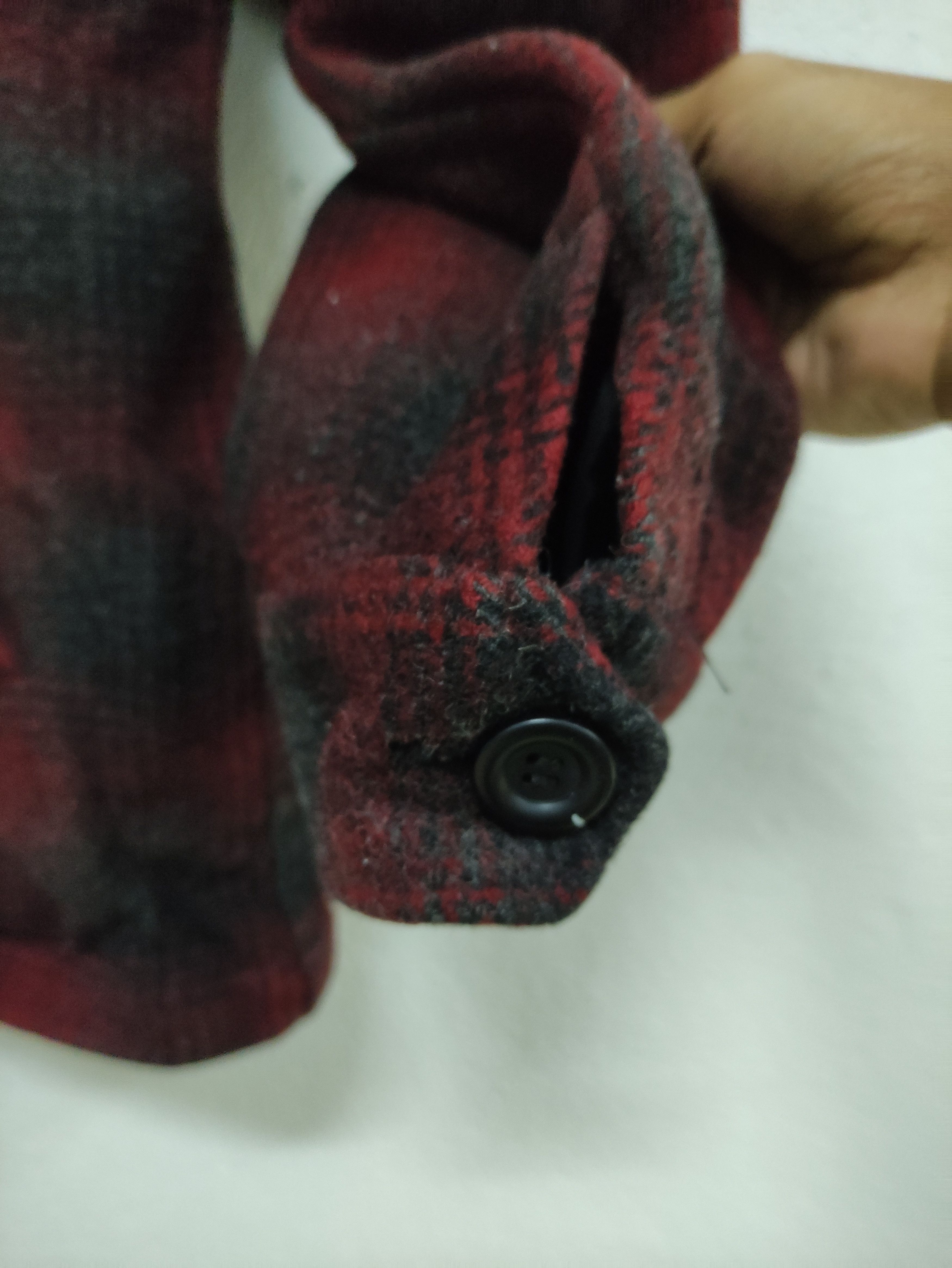 Flannel Vintage Oshkosh Checkered Zip Up Wool Flannel Jacket Size US L / EU 52-54 / 3 - 5 Thumbnail
