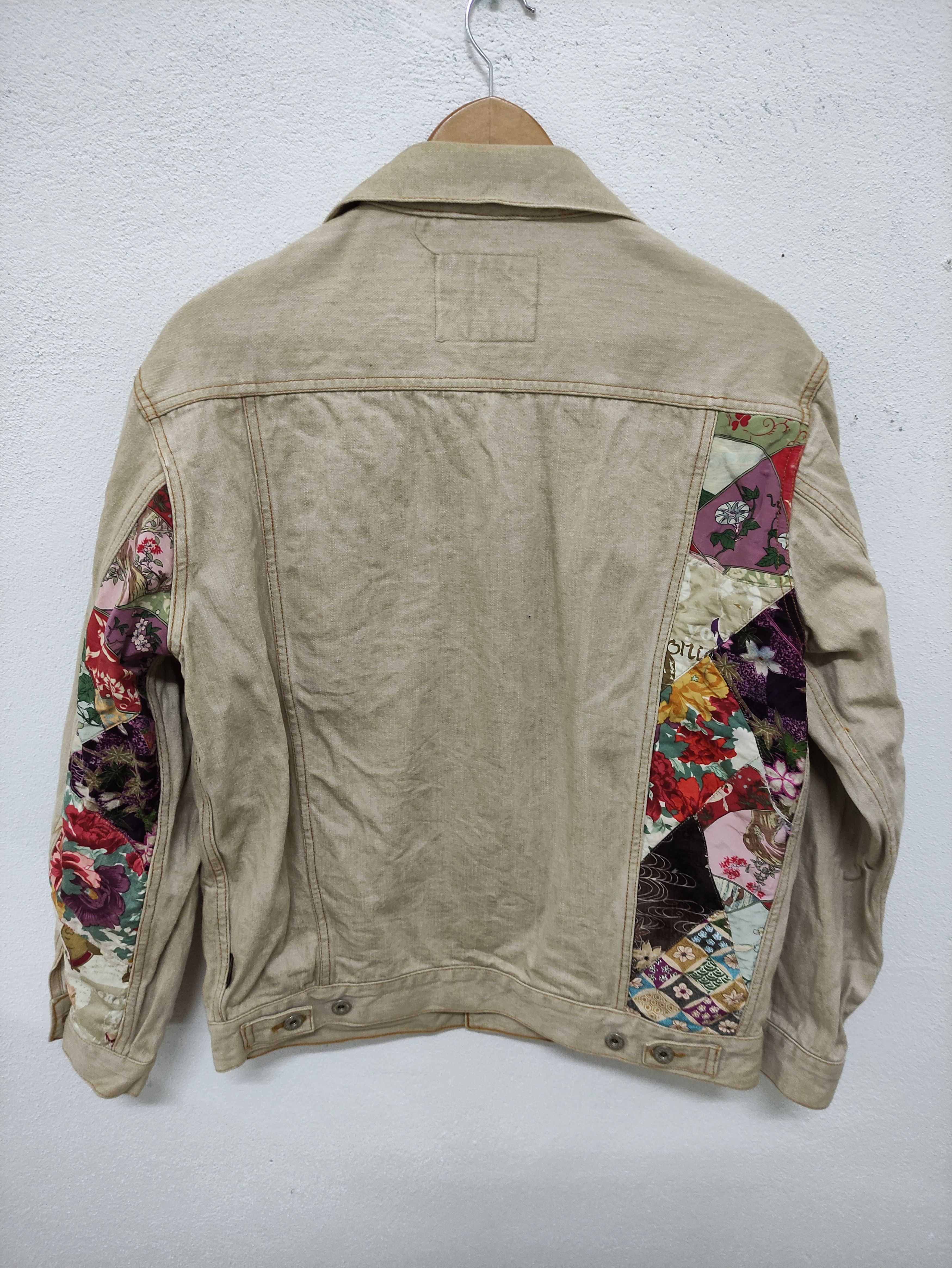 Karl Helmut × Pink House × Vintage Vintage Karl Helmut Japanese Art Trucker Jacket Size US L / EU 52-54 / 3 - 2 Thumbnail