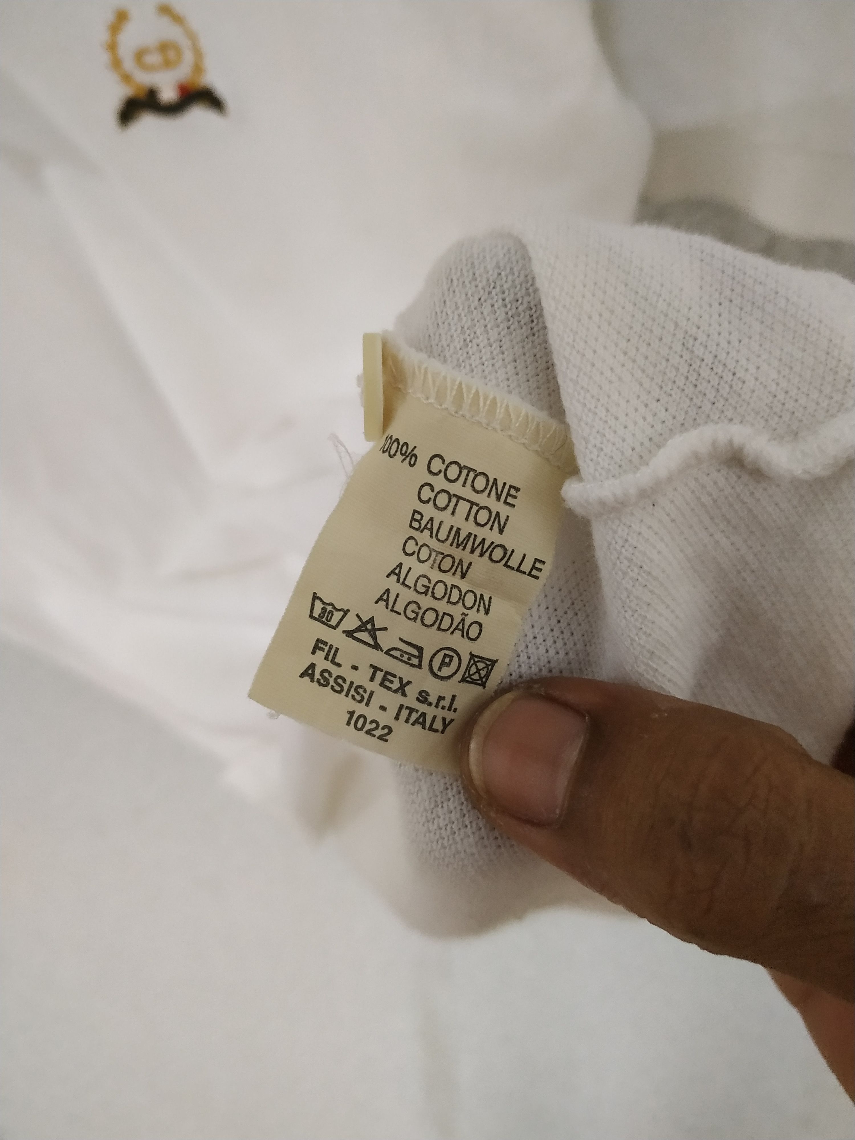 Christian Dior Monsieur Vintage Christian Dior Monsieur CD Polo Shirt Made in Italy Size US S / EU 44-46 / 1 - 6 Thumbnail
