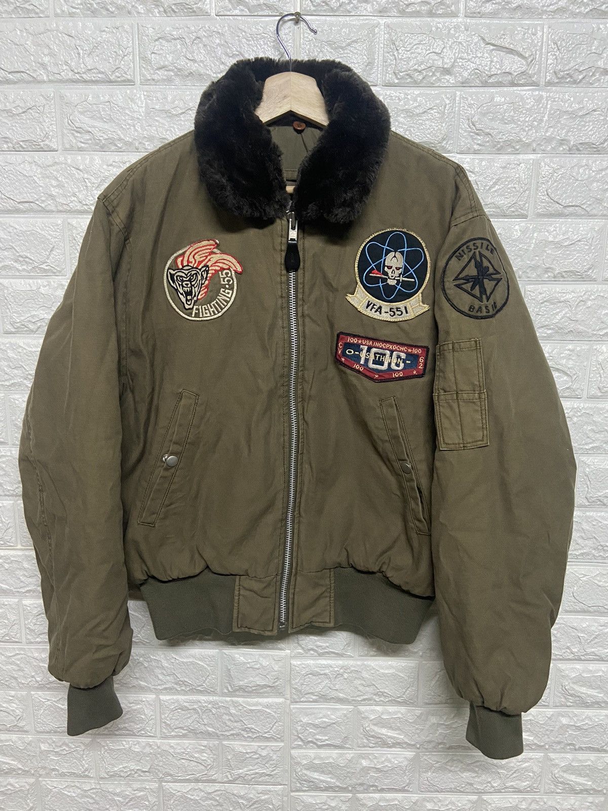 Vintage Vintage Cold Weather Military Bomber Jacket Size US L / EU 52-54 / 3 - 1 Thumbnail