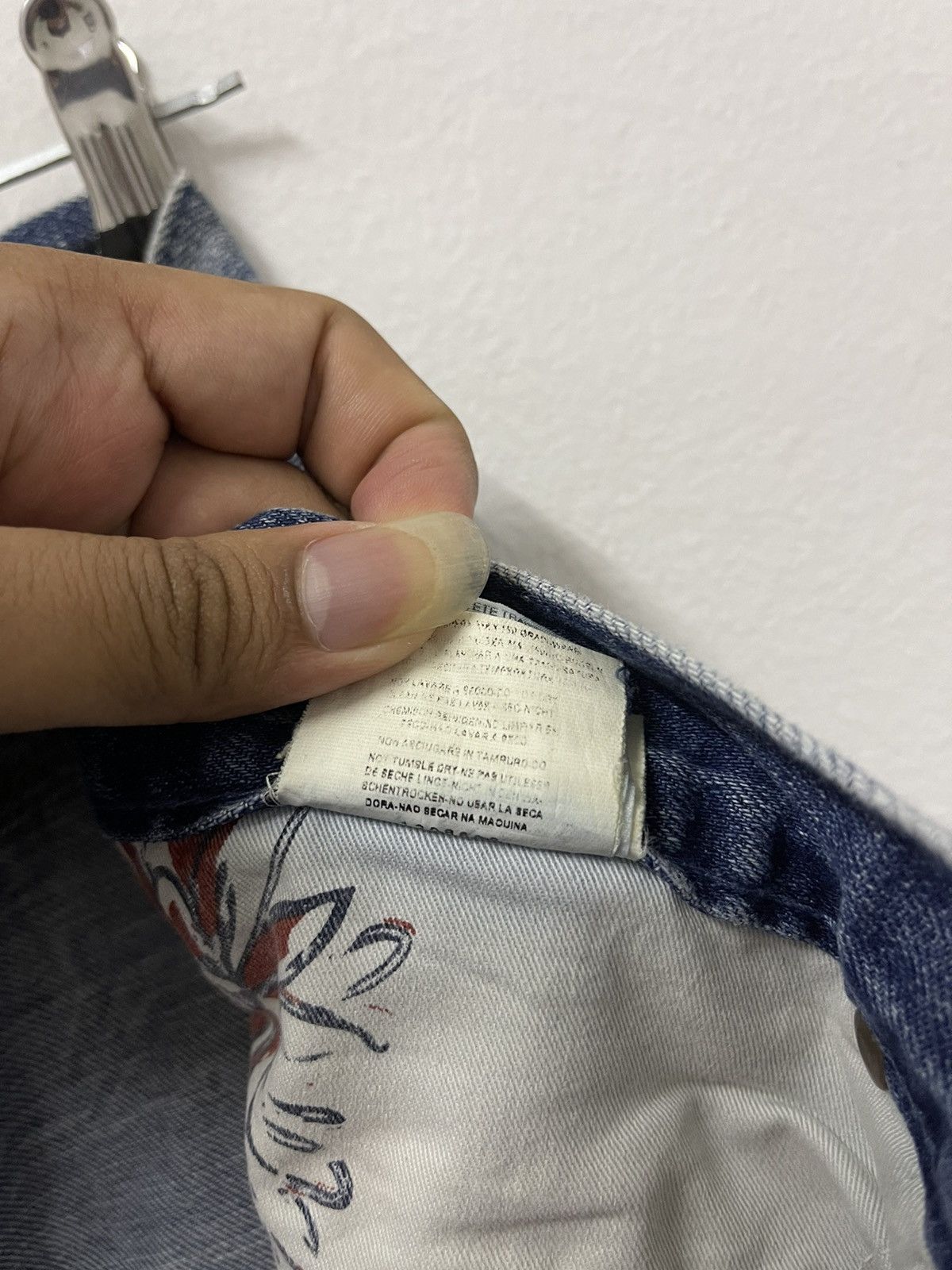 Japanese Brand × Replay × Vintage Vintage Replay Ripped Zigzag Blue Wash Distress Jeans Size US 38 / EU 54 - 20 Thumbnail