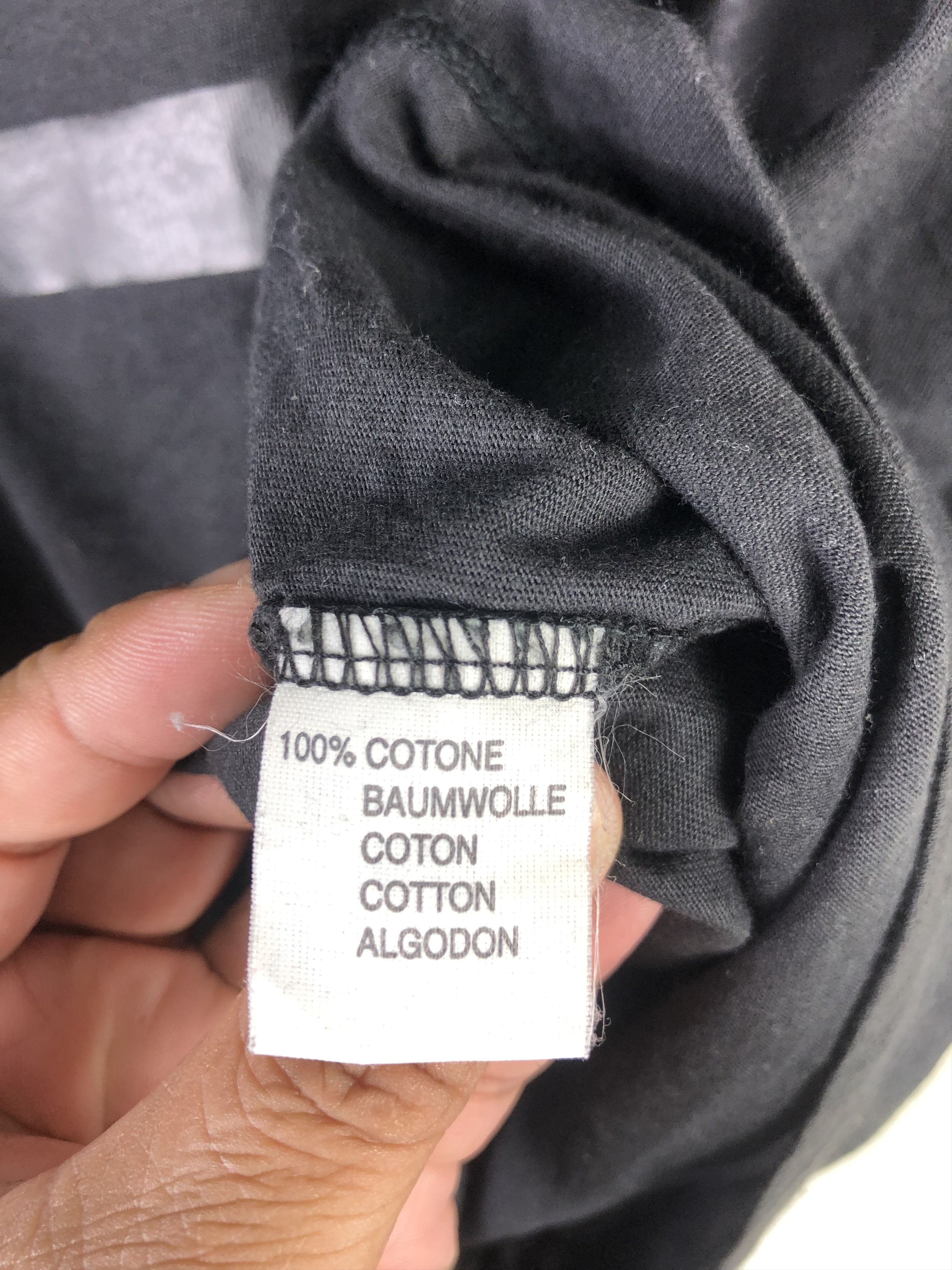 Japanese Brand Territ Black Tshirt Size US M / EU 48-50 / 2 - 4 Thumbnail