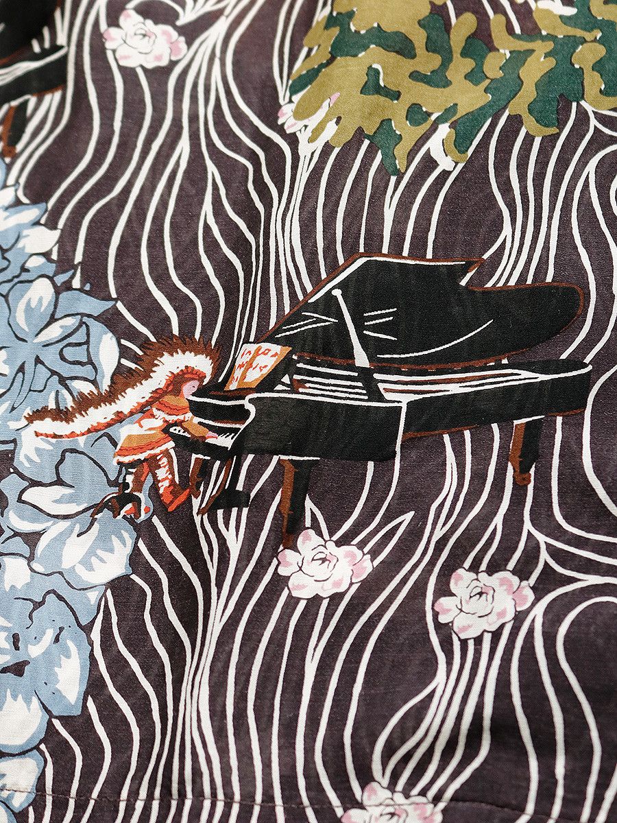 Kapital Kapital Silk Rayon Piano Print Aloha Shirt Size US XL / EU 56 / 4 - 6 Thumbnail