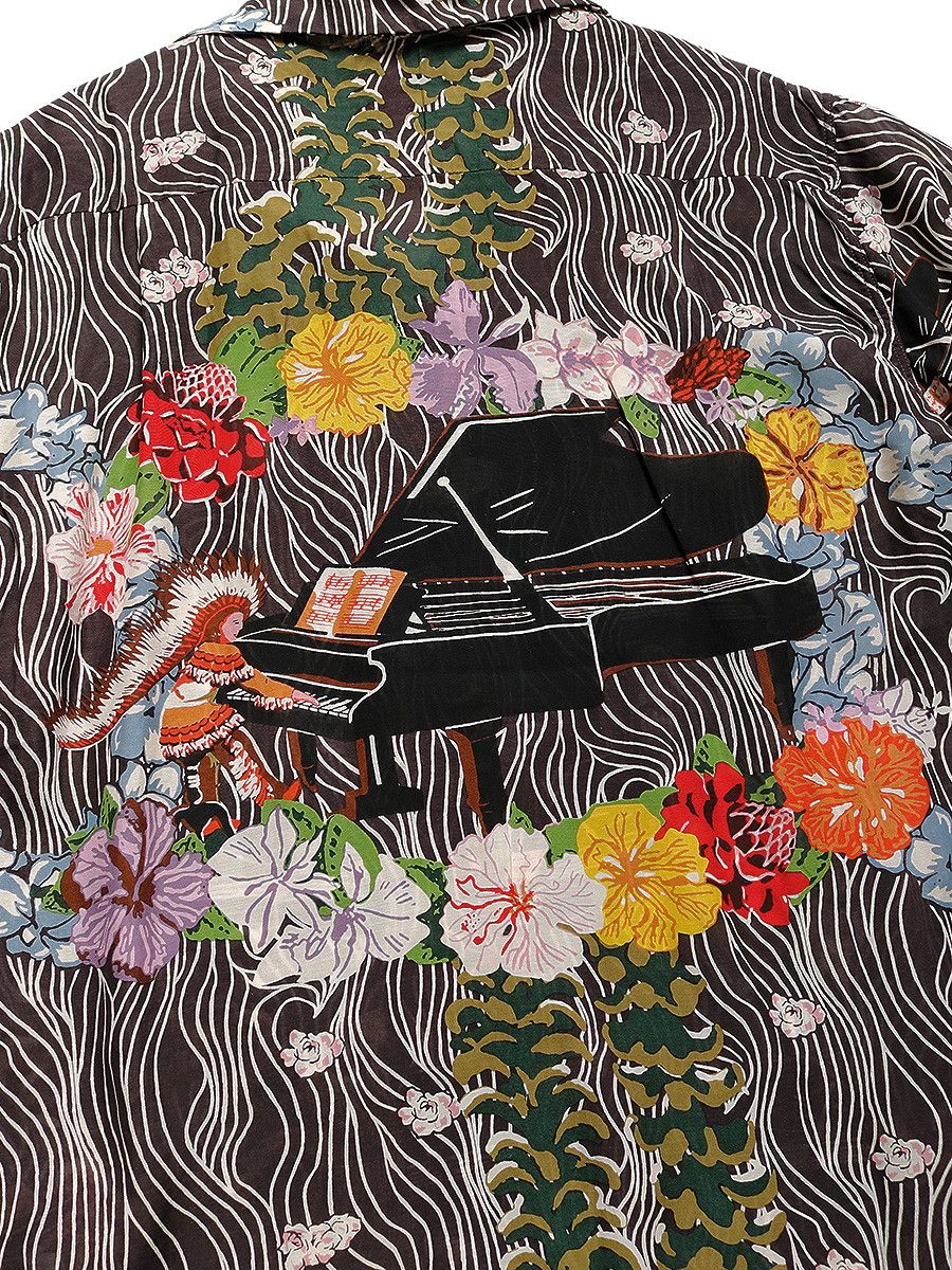 Kapital Kapital Silk Rayon Piano Print Aloha Shirt Size US XL / EU 56 / 4 - 8 Thumbnail