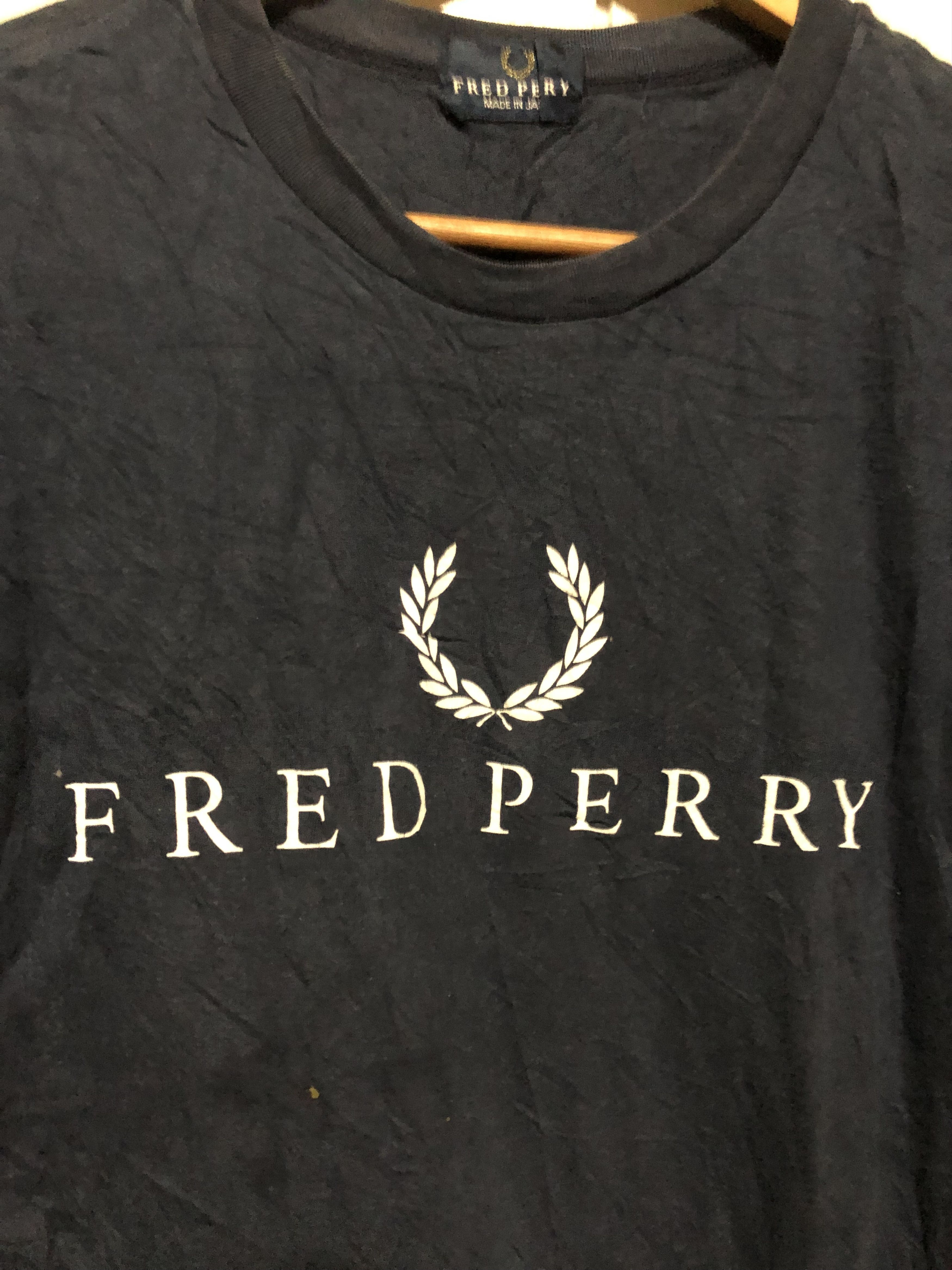 Fred Perry Vintage Japan Fred Perry Big Logo Tshirt Size US S / EU 44-46 / 1 - 2 Thumbnail
