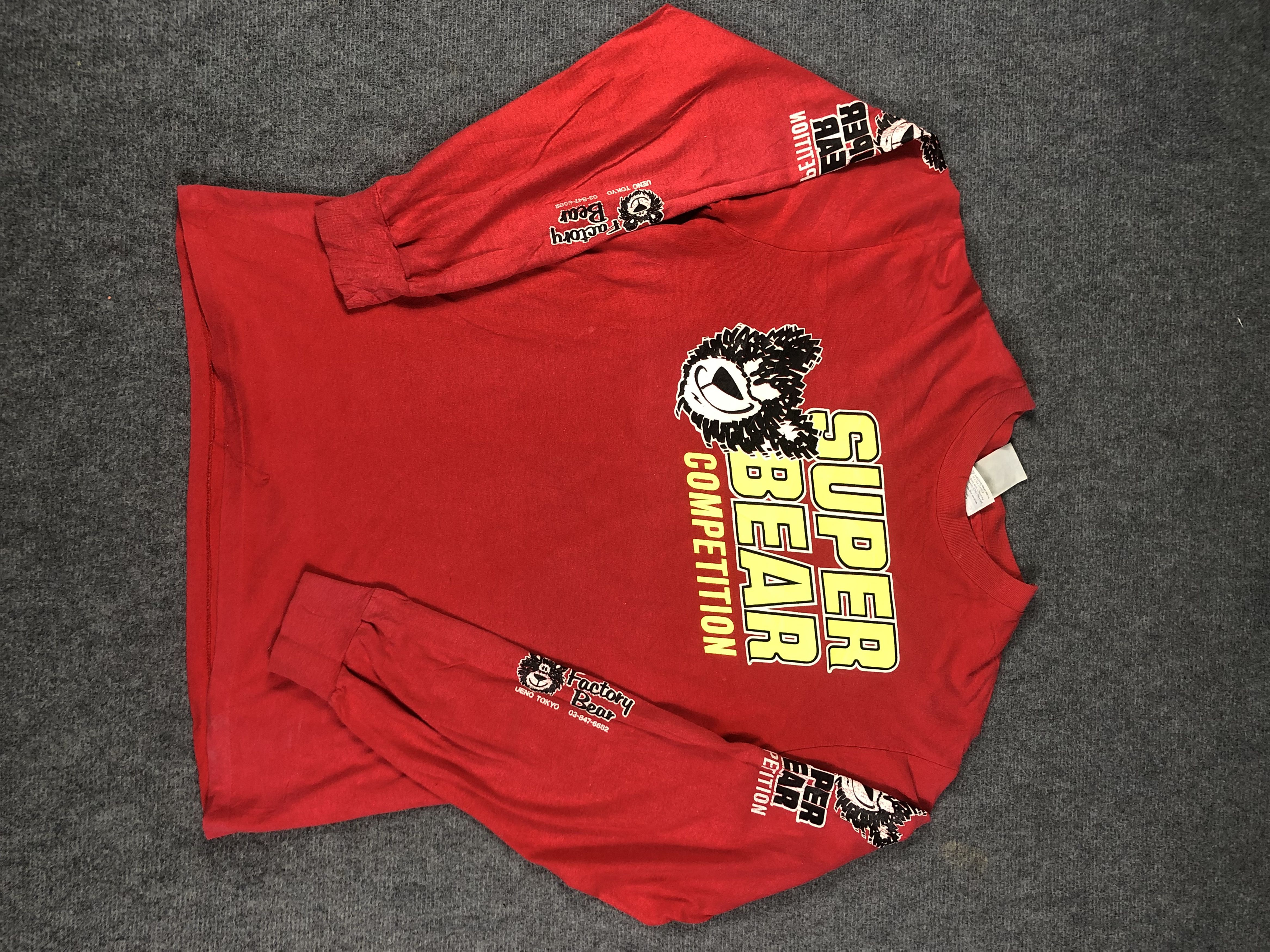 Bicycle Vintage 80s Super Bear Factory Bear BMX Longsleeve Tee Size US L / EU 52-54 / 3 - 1 Thumbnail