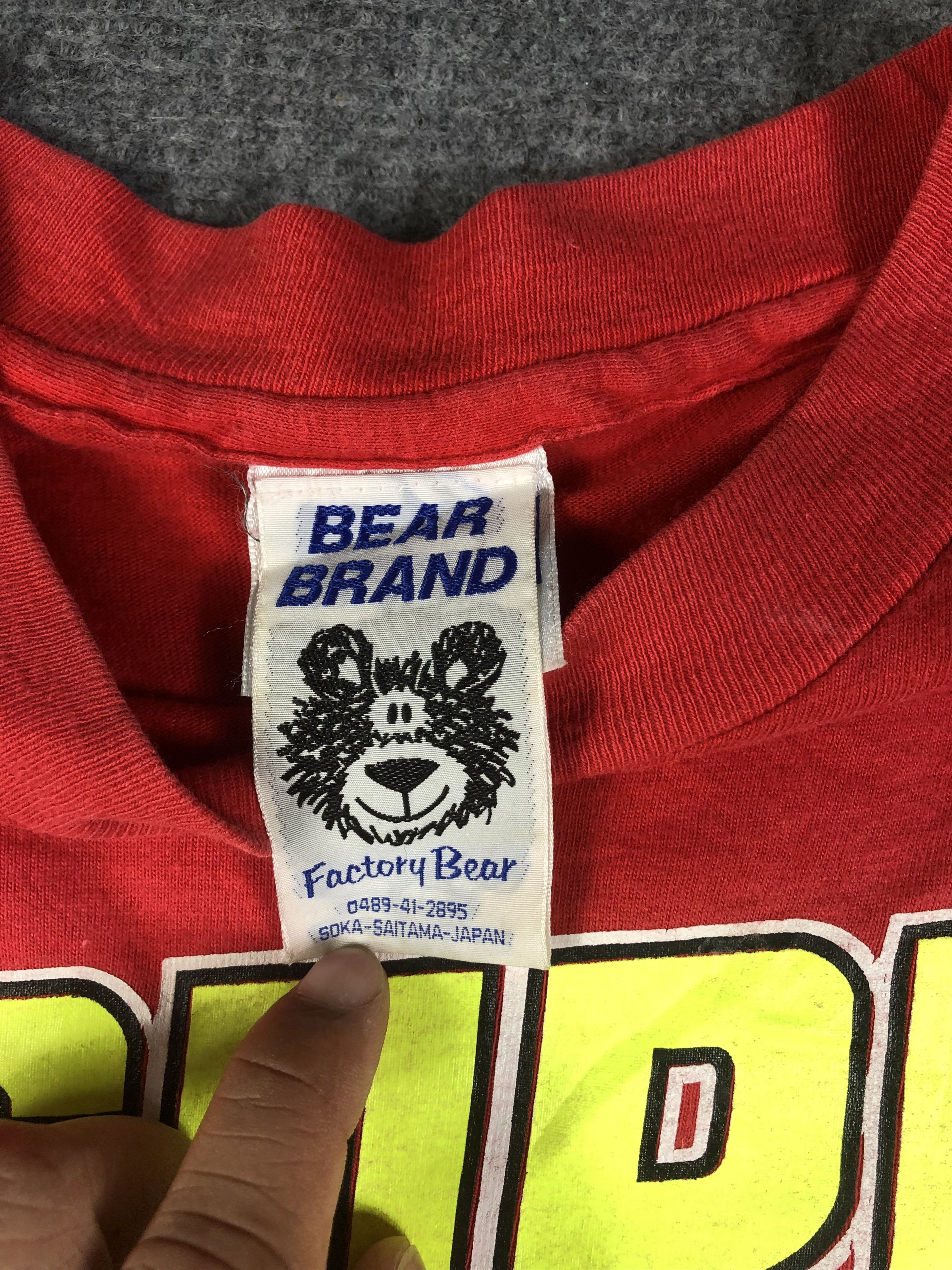 Bicycle Vintage 80s Super Bear Factory Bear BMX Longsleeve Tee Size US L / EU 52-54 / 3 - 4 Thumbnail
