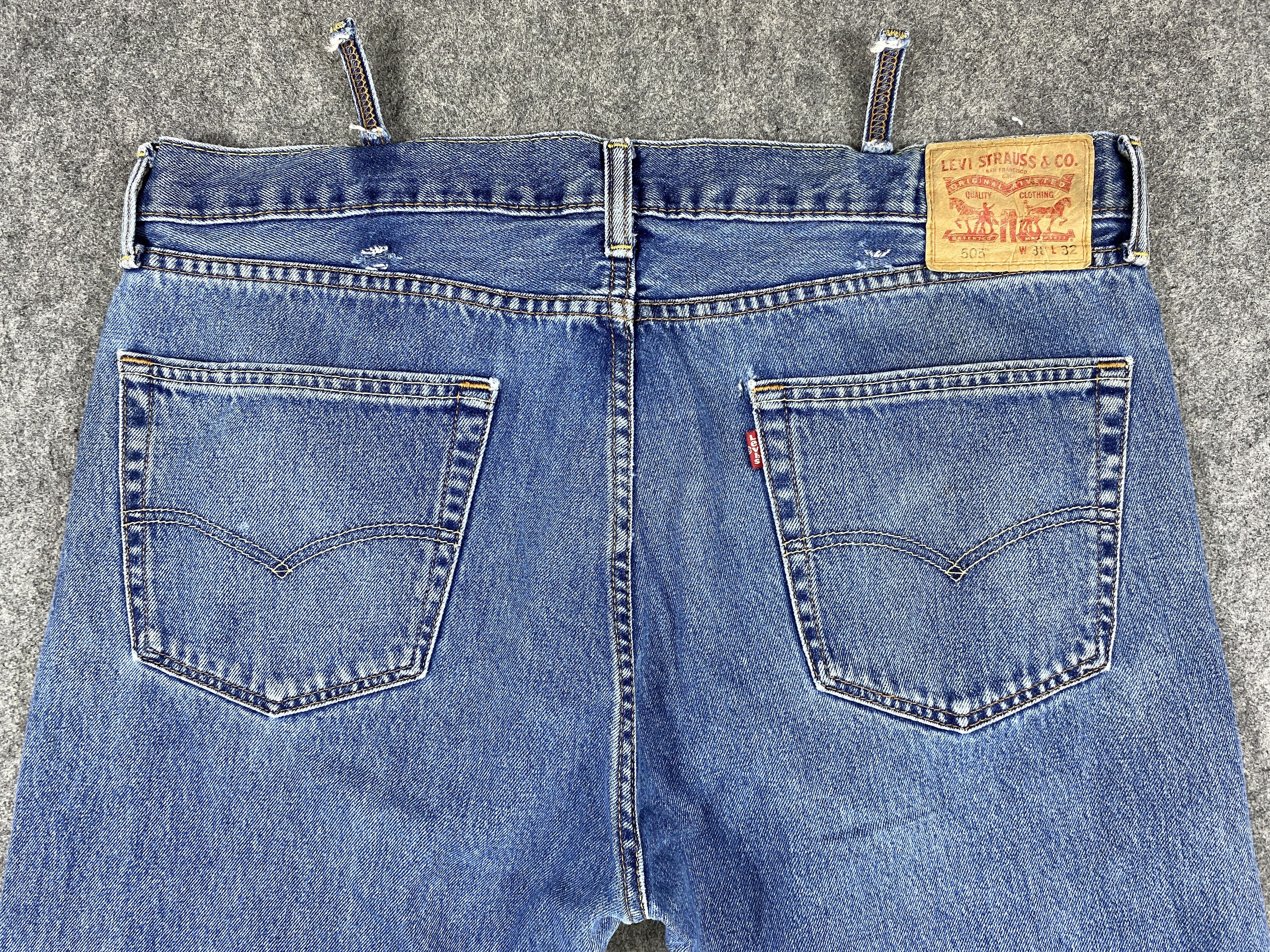 Levi's Blue Vintage Levi's 505 Jeans 38x31 Denim -JN1261 Size US 38 / EU 54 - 4 Thumbnail