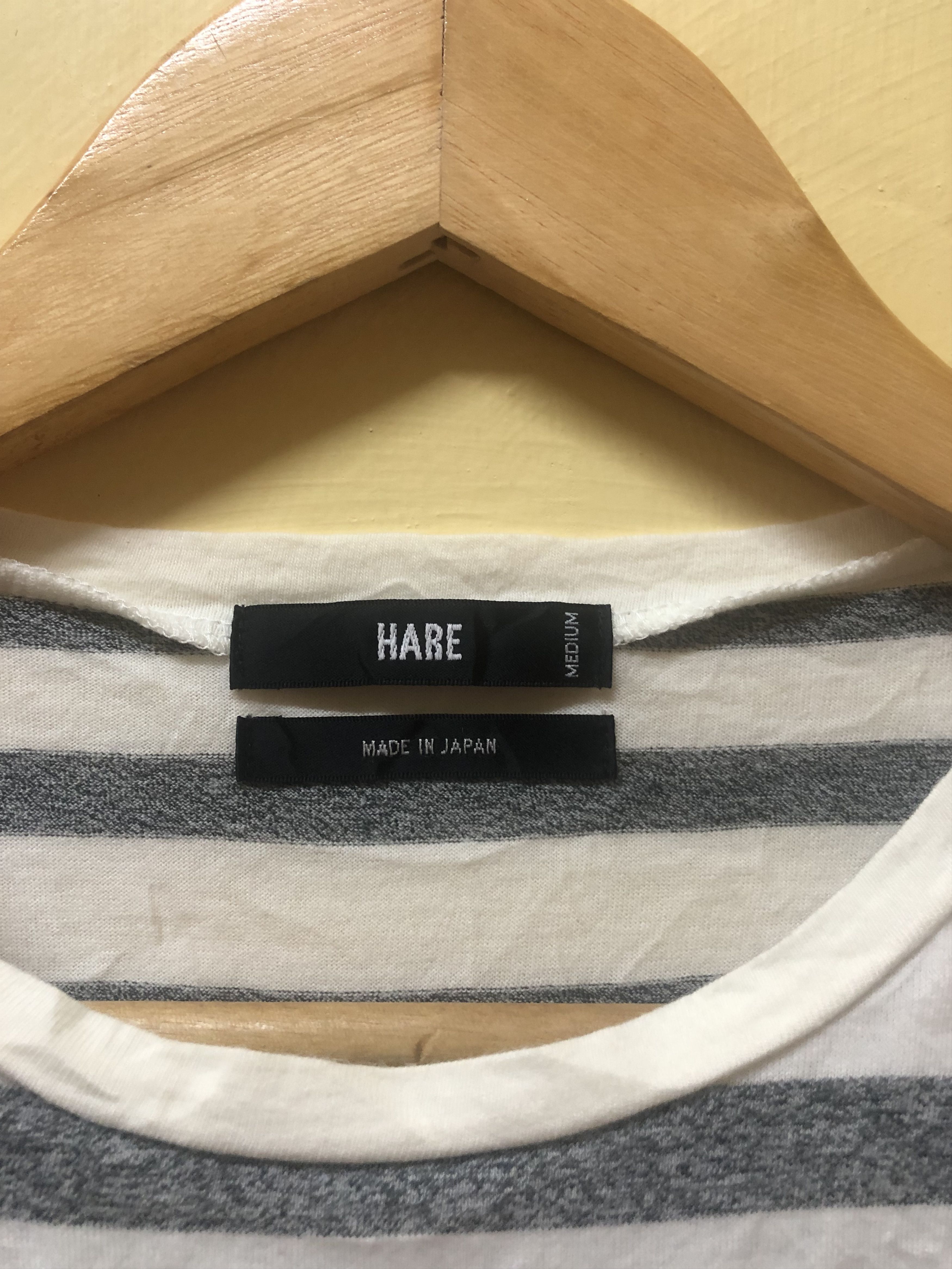 HARE Hare Stripe Single Pocket Tshirt Size US M / EU 48-50 / 2 - 2 Thumbnail