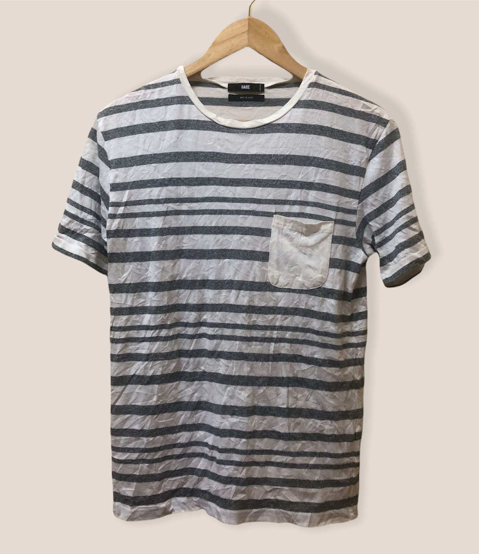 HARE Hare Stripe Single Pocket Tshirt Size US M / EU 48-50 / 2 - 1 Thumbnail