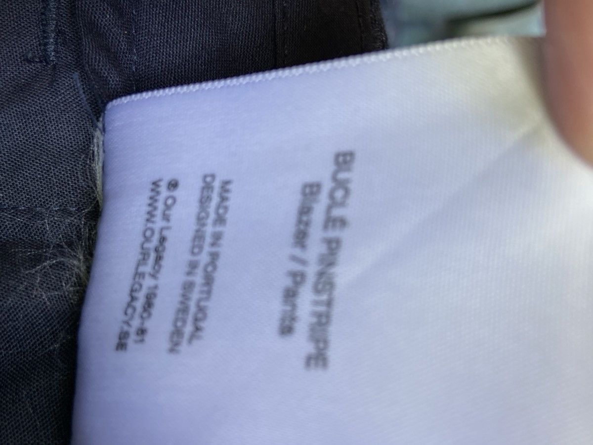 Our Legacy Our Legacy Navy Pinstripe Suit Size 48R - 15 Thumbnail