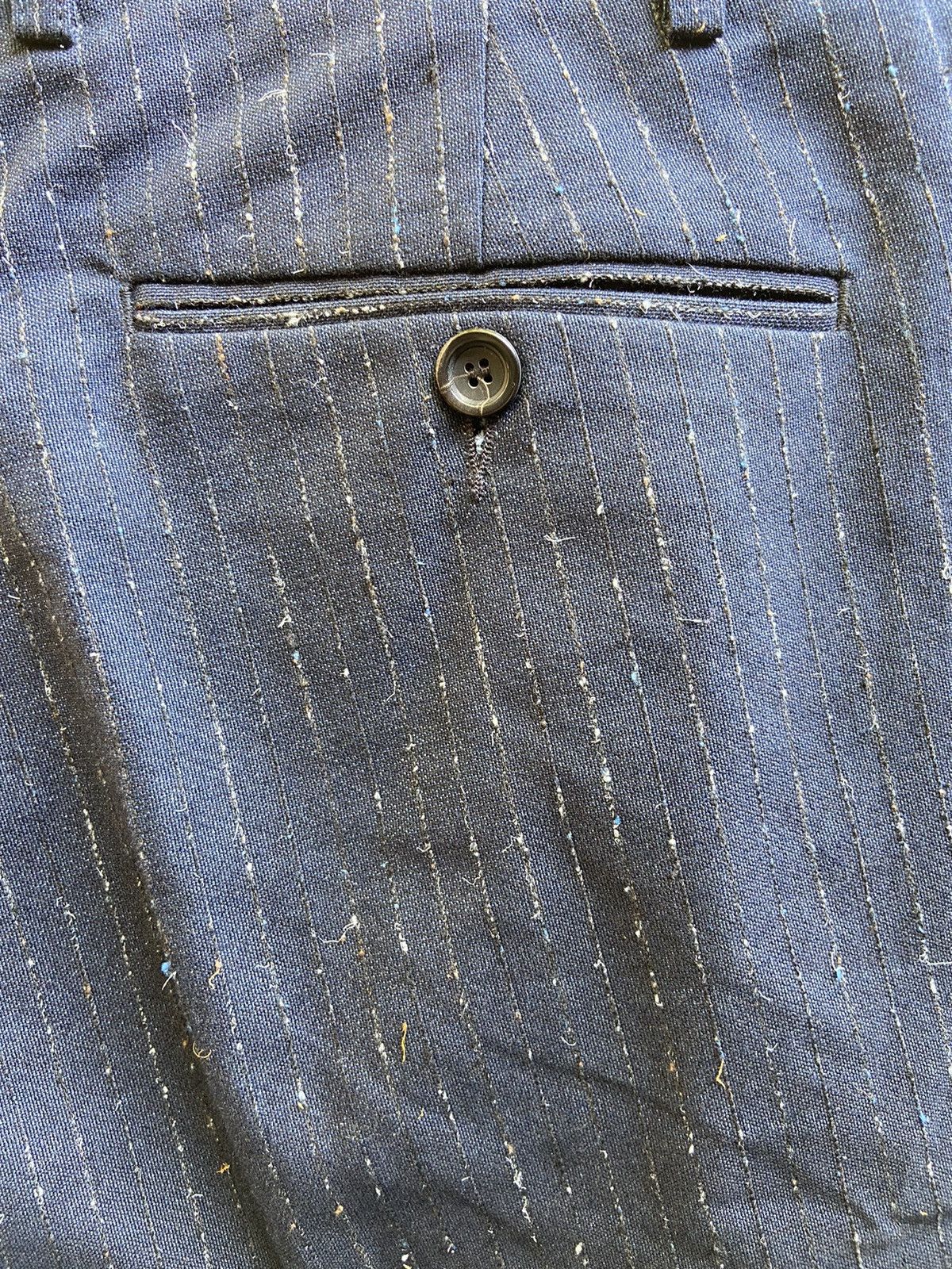 Our Legacy Our Legacy Navy Pinstripe Suit Size 48R - 12 Thumbnail