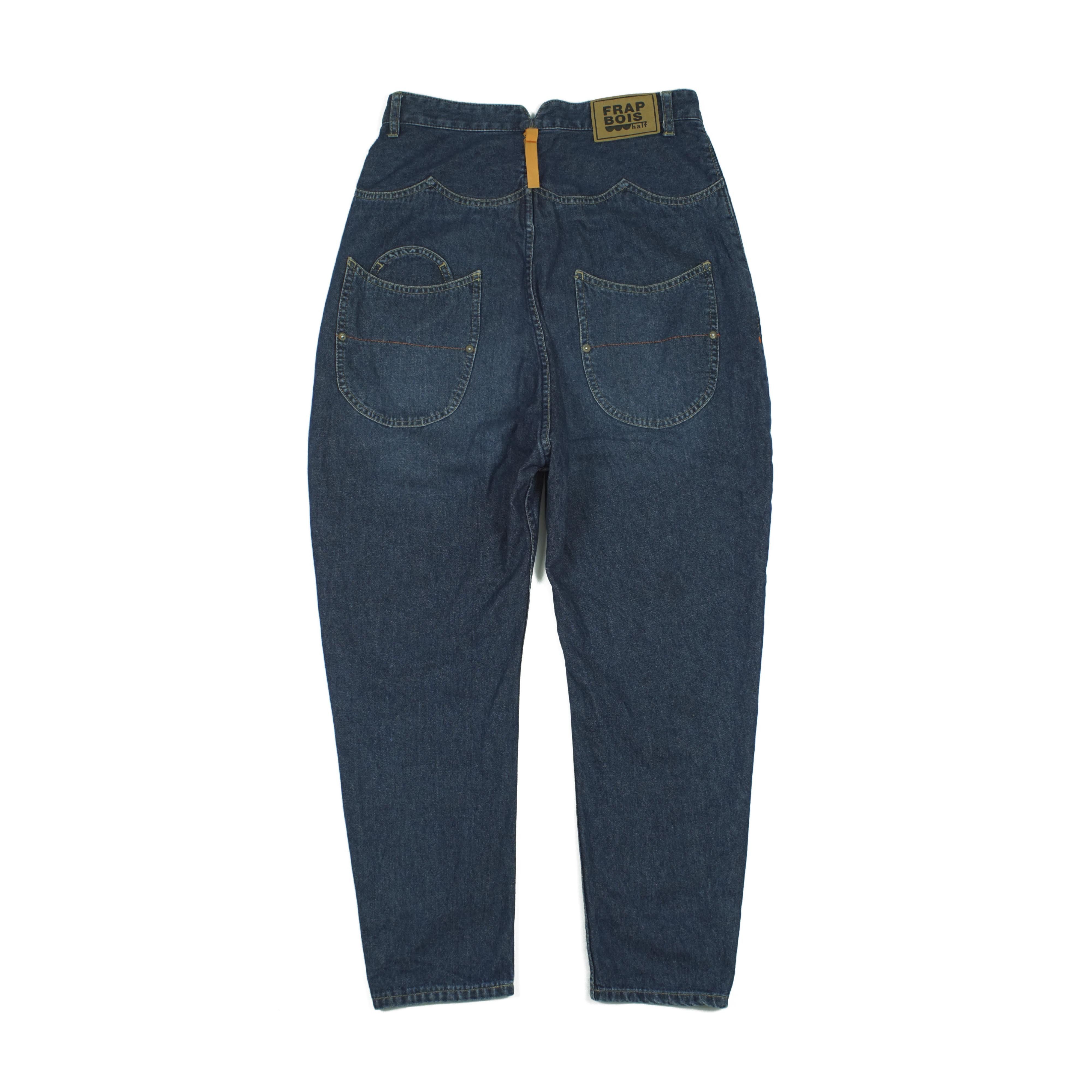 Issey Miyake *NoTariff Frapbois by Eri Utsugi Drop Crotch Denim Pants Size US 30 / EU 46 - 3 Thumbnail