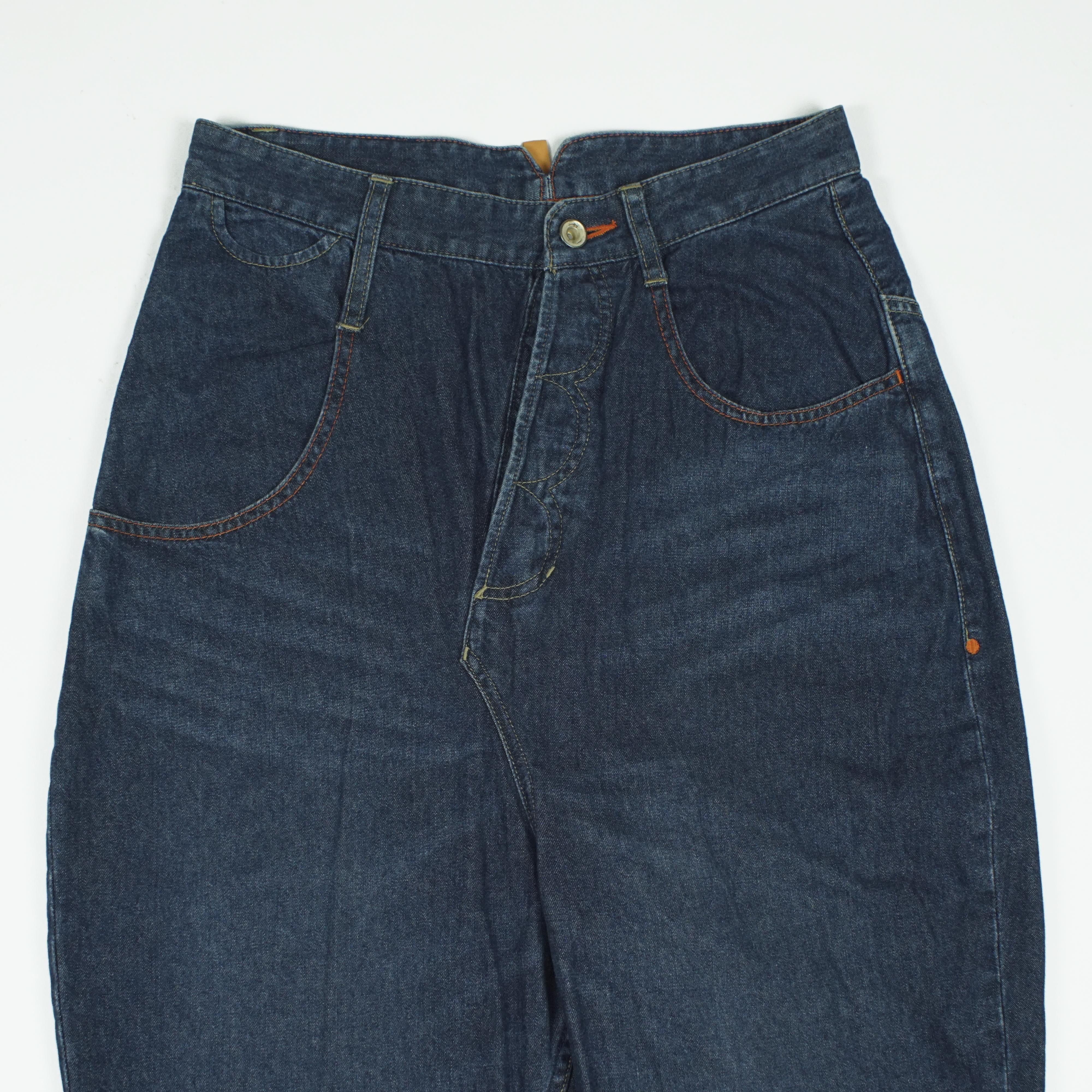 Issey Miyake *NoTariff Frapbois by Eri Utsugi Drop Crotch Denim Pants Size US 30 / EU 46 - 6 Thumbnail