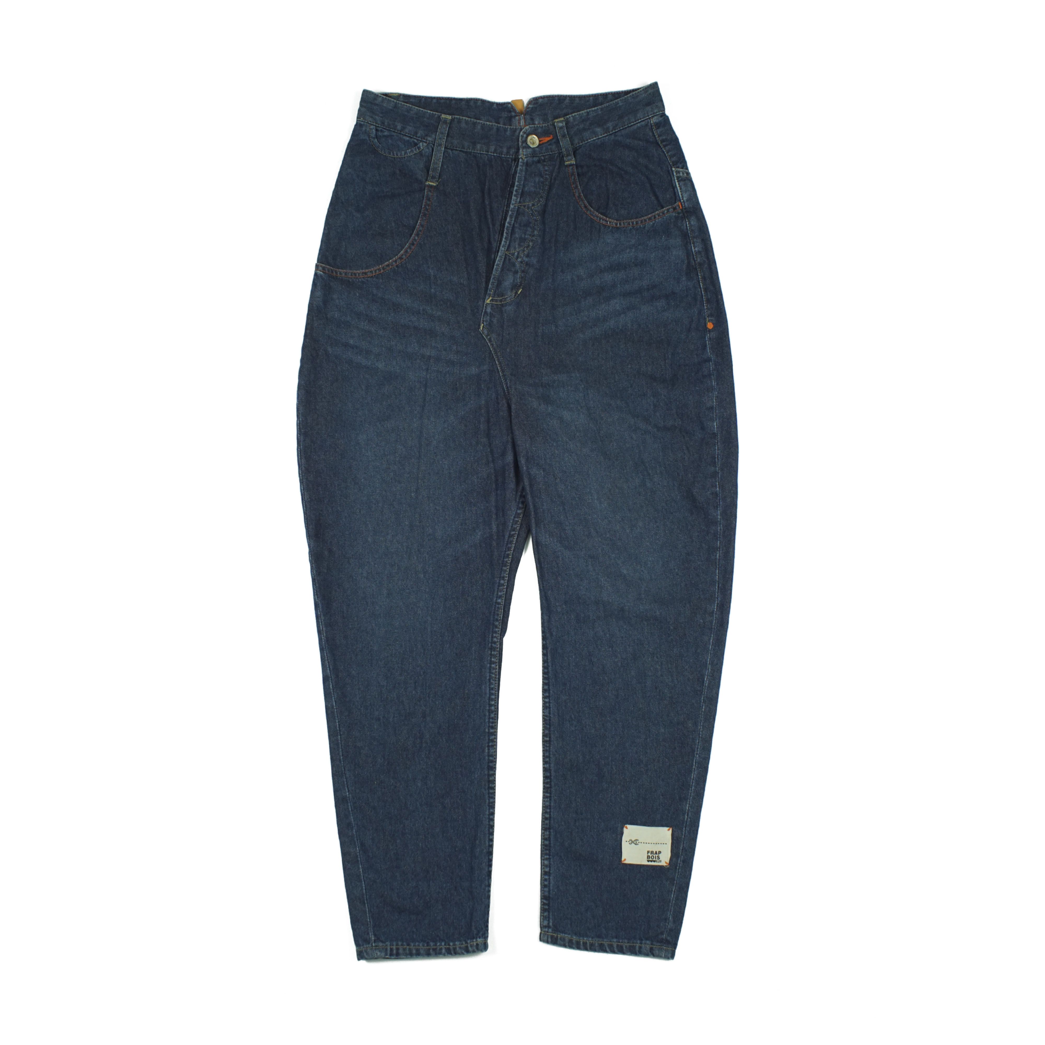 Issey Miyake *NoTariff Frapbois by Eri Utsugi Drop Crotch Denim Pants Size US 30 / EU 46 - 1 Thumbnail