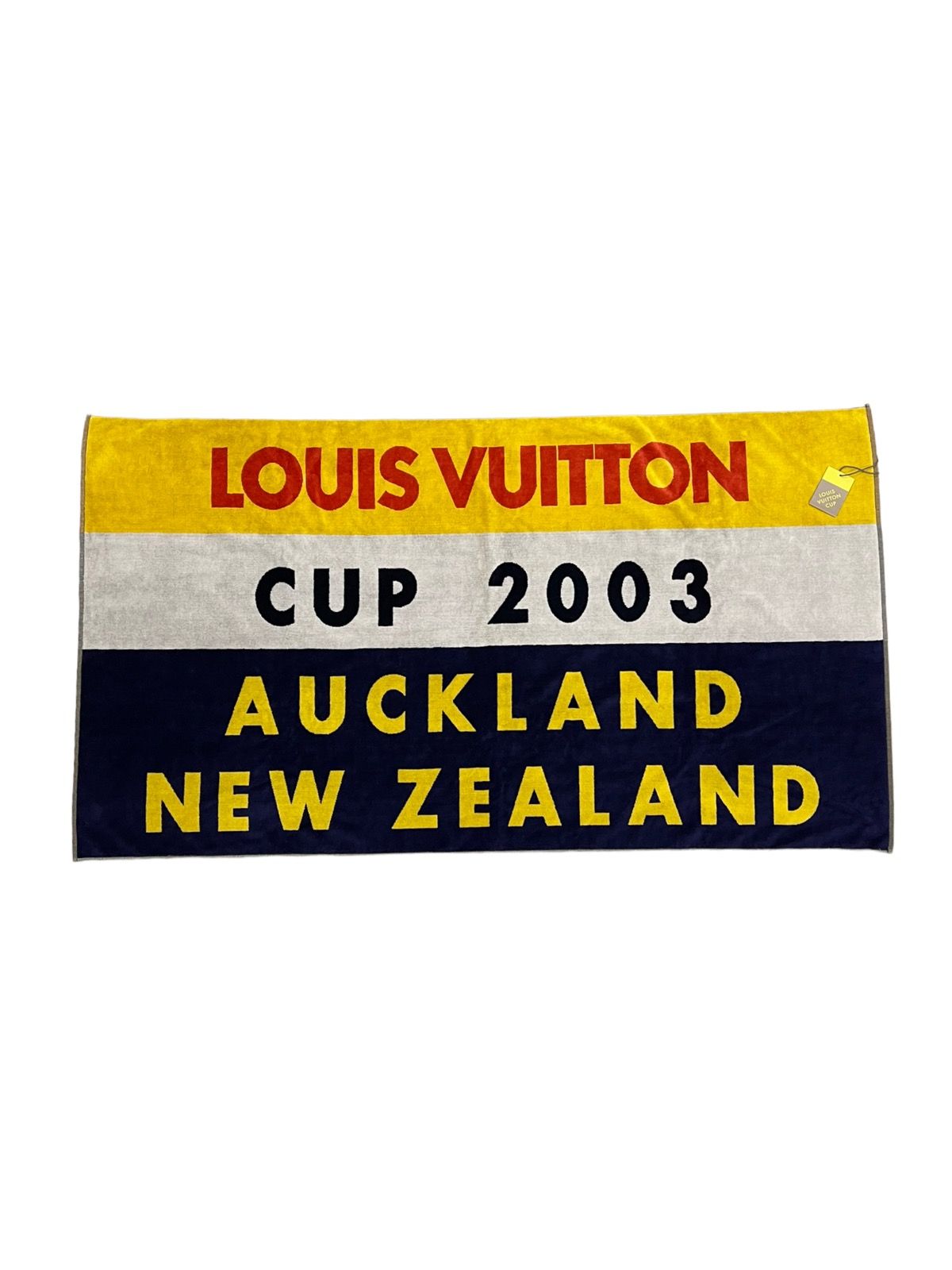 Pre-owned Louis Vuitton Cup 2003 Large Beach Towel In Multicolor