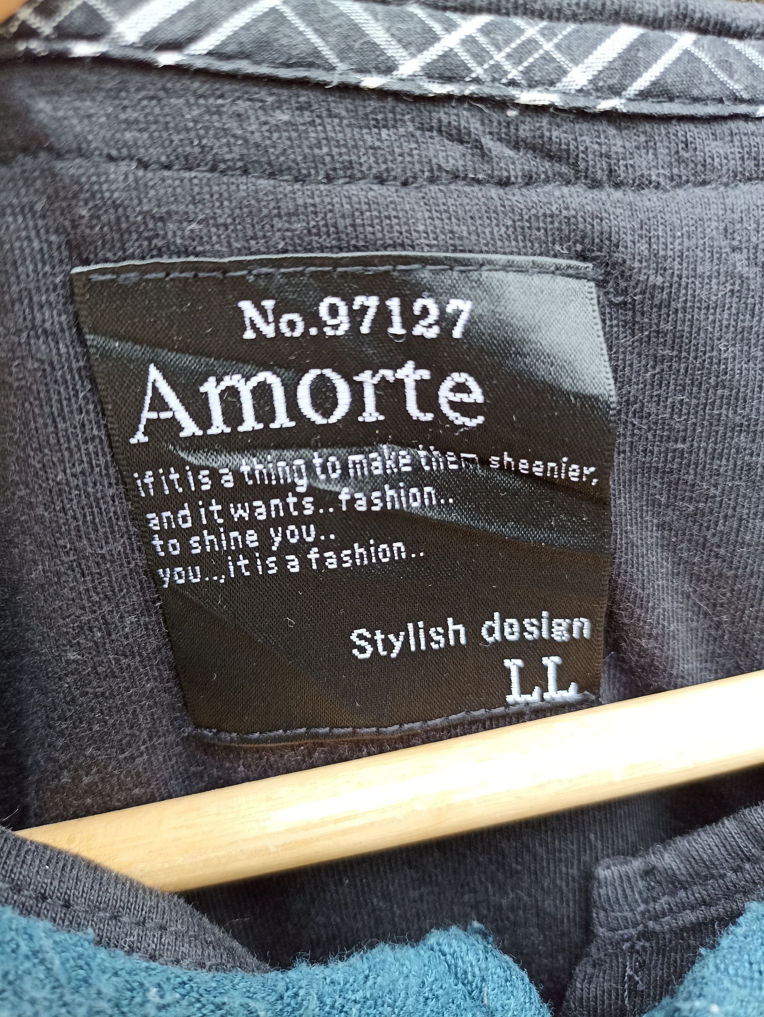 Japanese Brand Amorte Stylish Design Fleece Sweatshirt Size US M / EU 48-50 / 2 - 4 Thumbnail