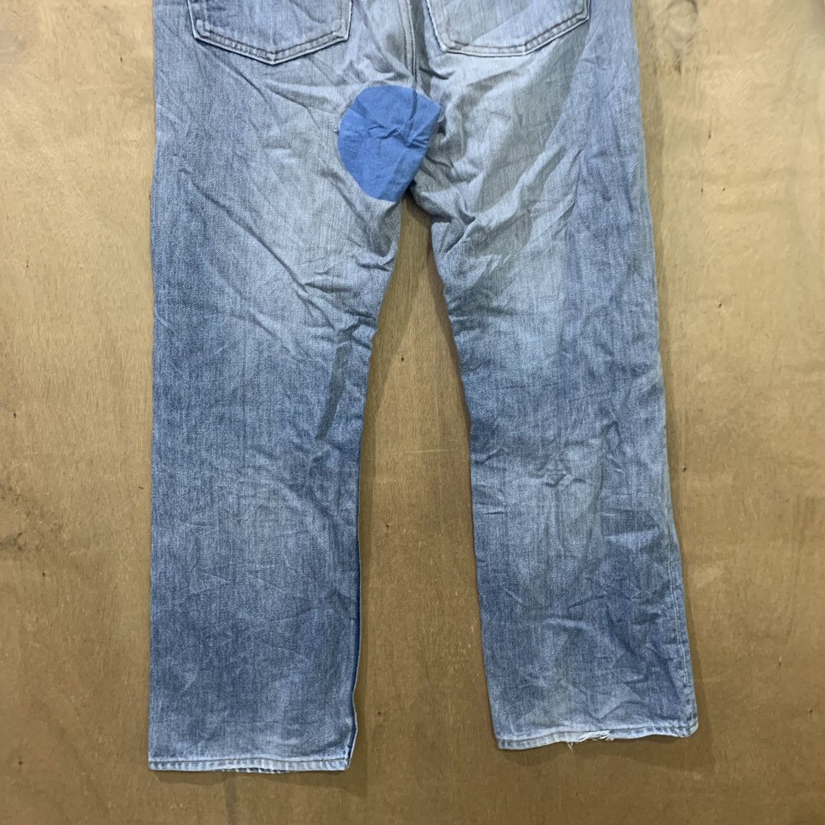 Gap GAP BLUE Vintage 90s Boot Fit Distress Stonewash Denim Jean Size US 33 - 11 Thumbnail