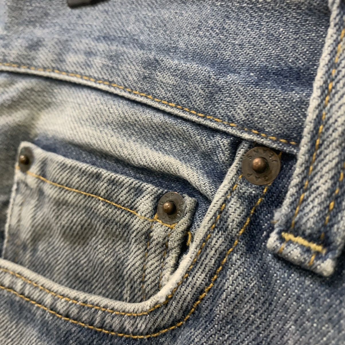 Gap GAP BLUE Vintage 90s Boot Fit Distress Stonewash Denim Jean Size US 33 - 8 Thumbnail