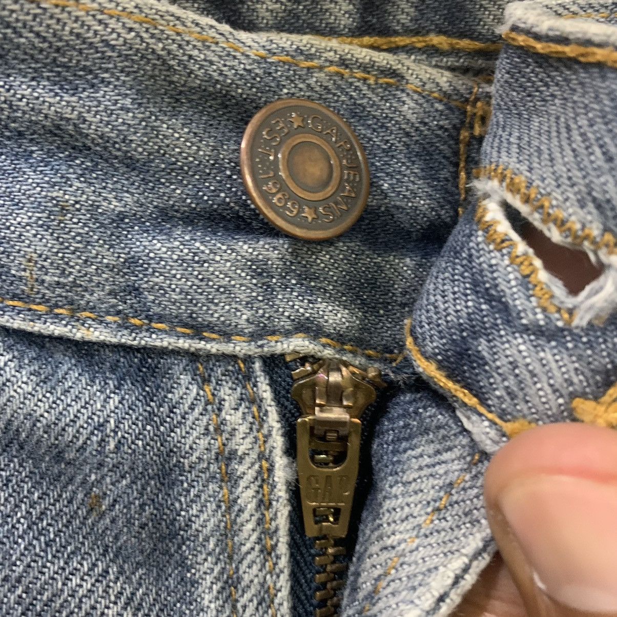 Gap GAP BLUE Vintage 90s Boot Fit Distress Stonewash Denim Jean Size US 33 - 9 Thumbnail