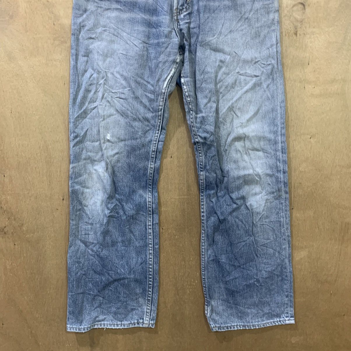 Gap GAP BLUE Vintage 90s Boot Fit Distress Stonewash Denim Jean Size US 33 - 5 Thumbnail