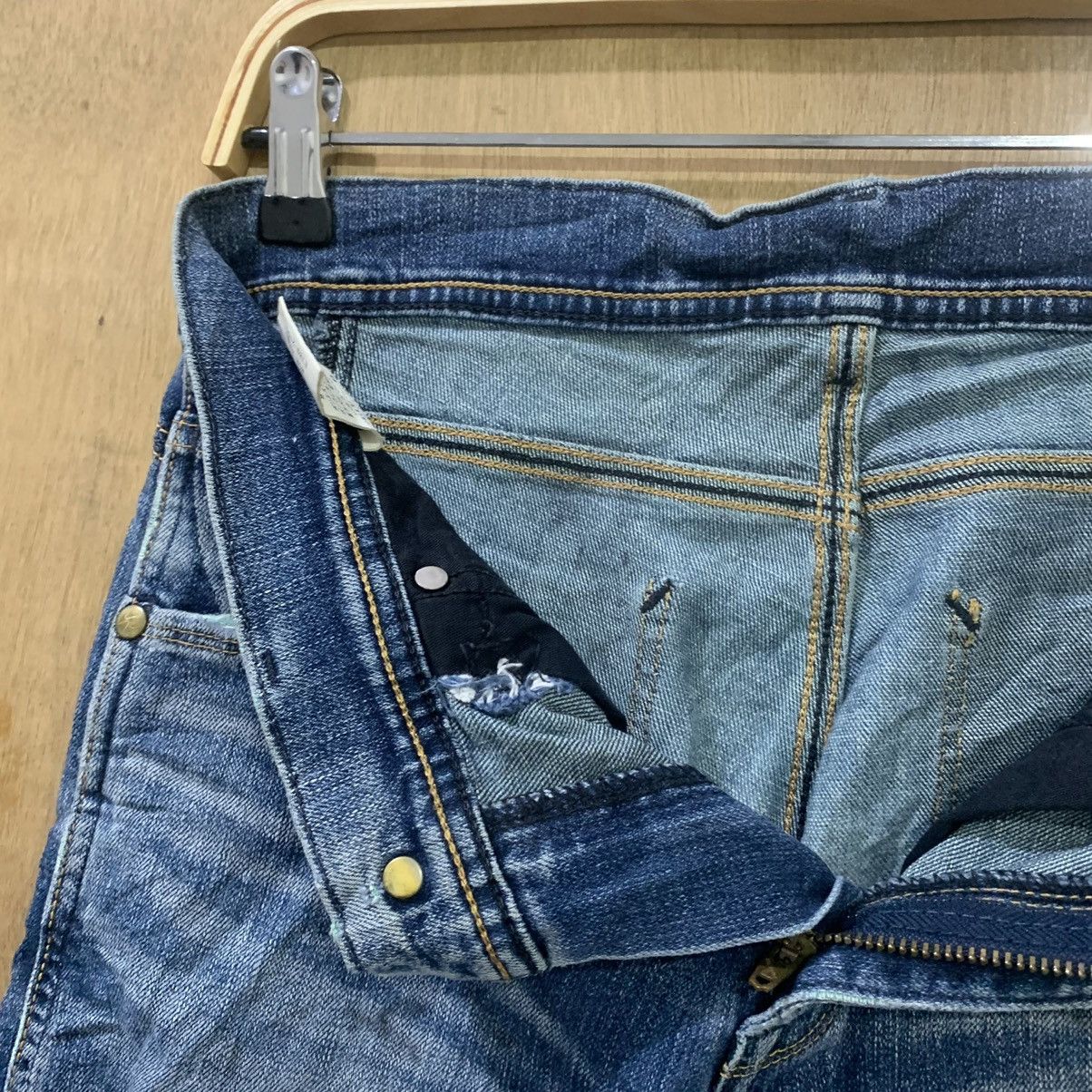 Wrangler WRANGLER Vintag 90s Stonewash Indigo Distressed Denim Jeans Size US 29 - 17 Thumbnail