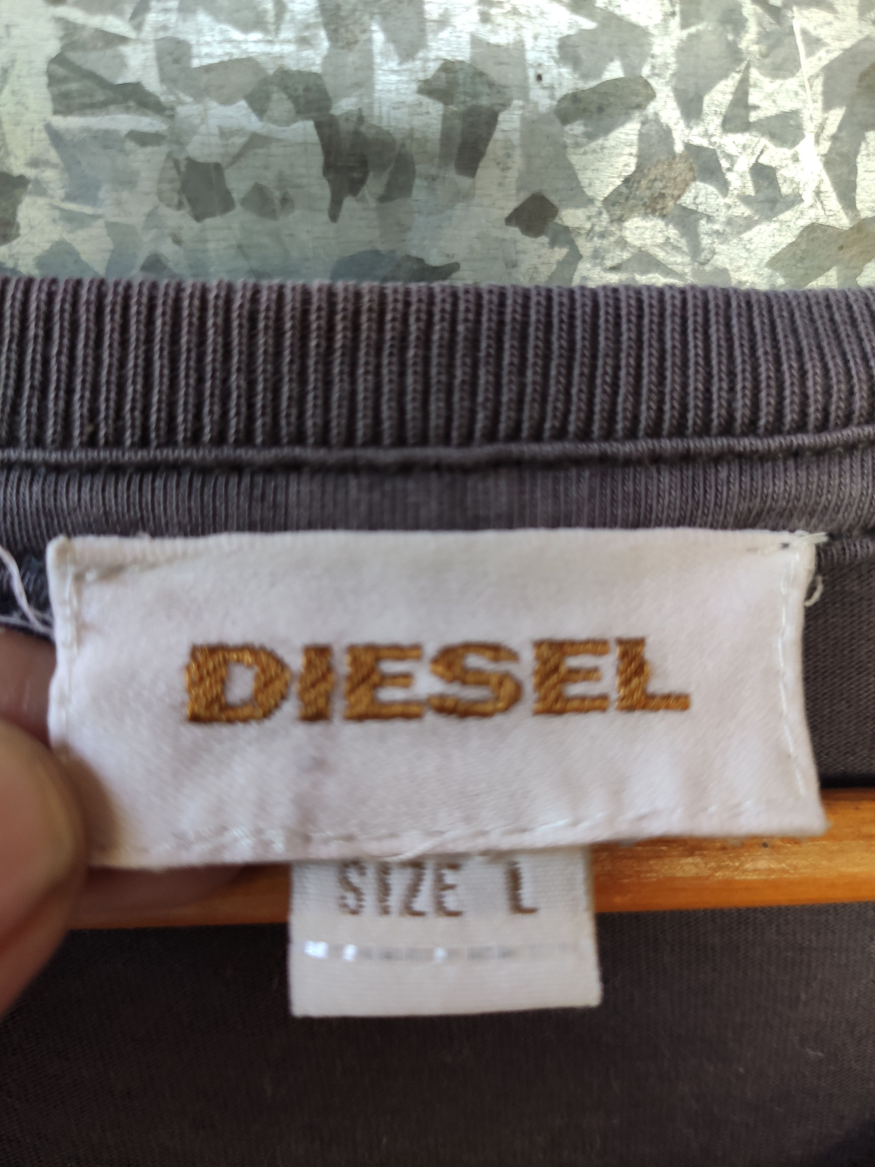 Diesel × Diesel Black Gold Diesel t shirt V neck Size US M / EU 48-50 / 2 - 4 Thumbnail