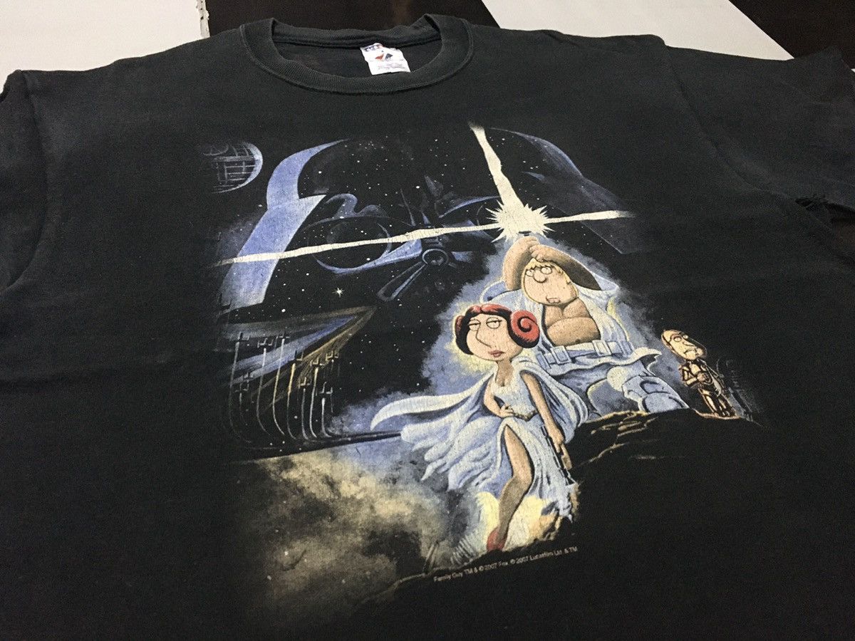 Cartoon Network × Vintage Vintage Family Guy Shirt Parody Star Wars 2007 Size US L / EU 52-54 / 3 - 1 Thumbnail