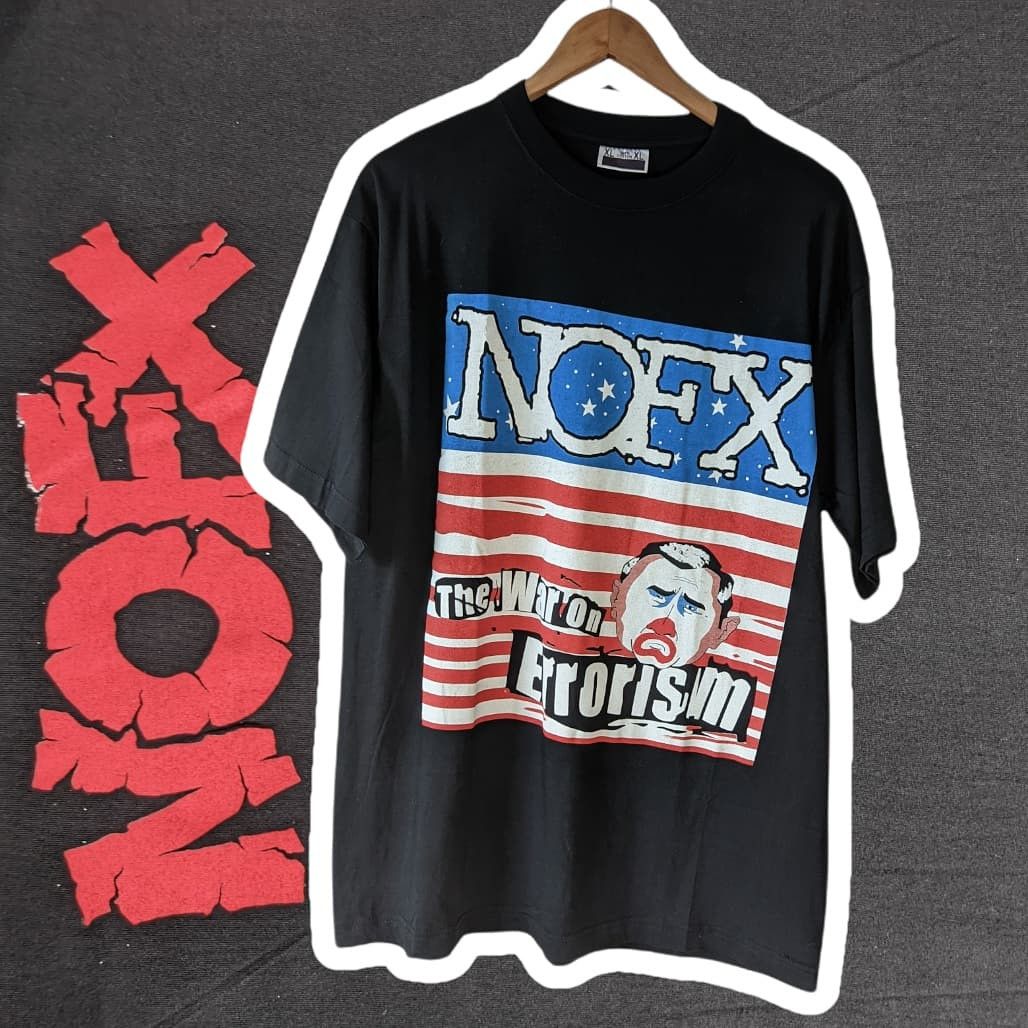 Band Tees × Vintage 2003 NOFX The War on Errorism Size US XL / EU 56 / 4 - 1 Thumbnail