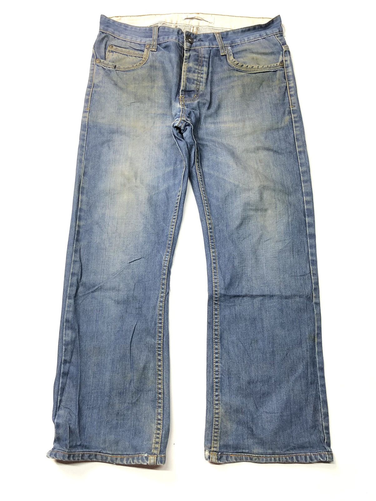Swissgear SWISS GEAR BY WENGER DISSTRESSED BLUE WASH DENIM Size US 32 / EU 48 - 3 Thumbnail