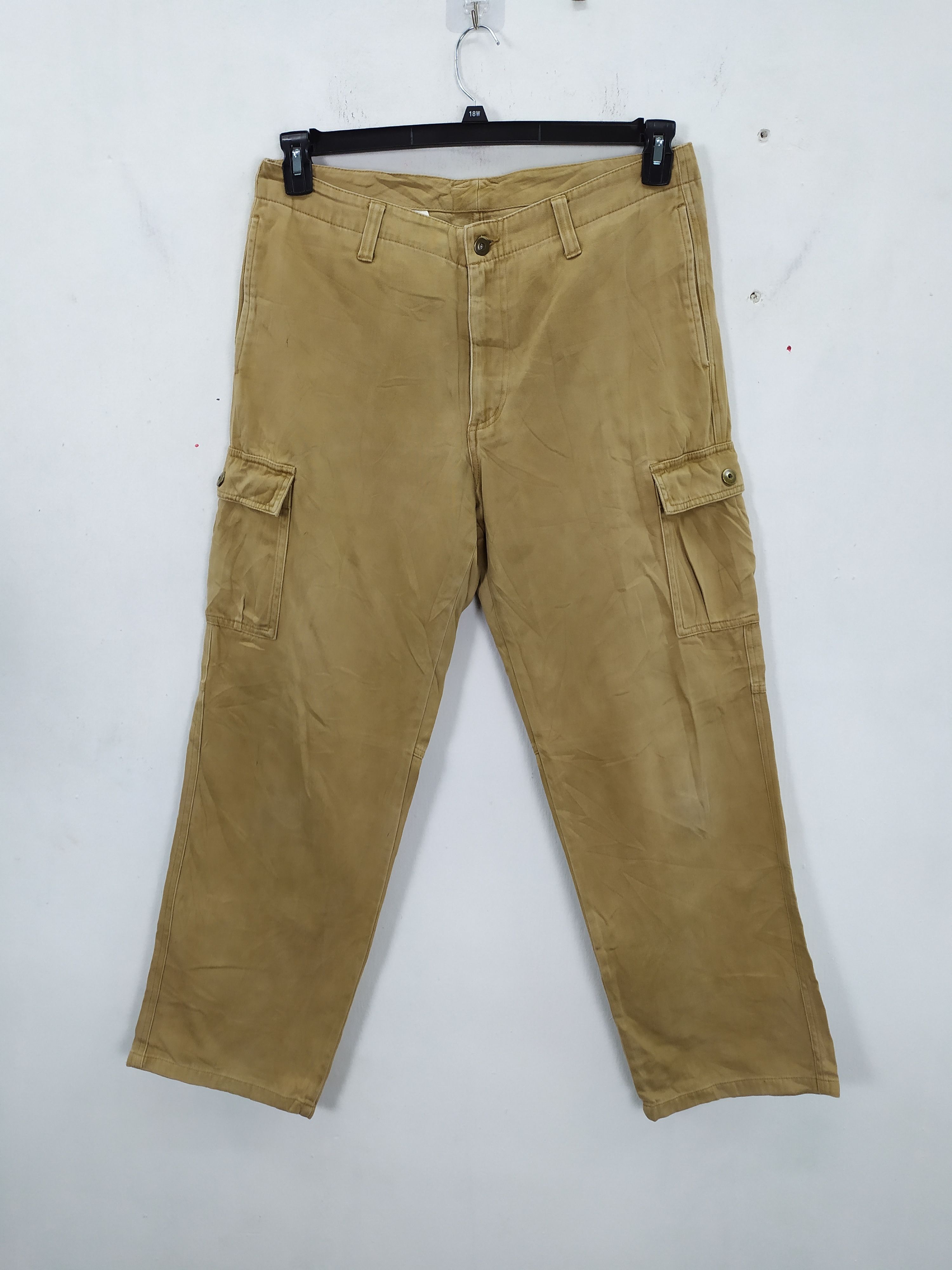 Japanese Brand × Vintage VINTAGE BAGGY CARGO PANTS Size US 34 / EU 50 - 3 Thumbnail